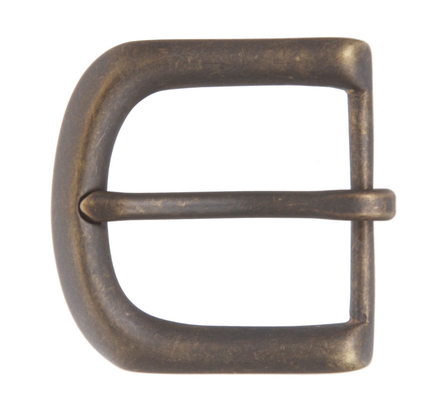 1 1/2" (38 mm) Nickel Free Single Prong Solid Brass Horseshoe Belt Buckle