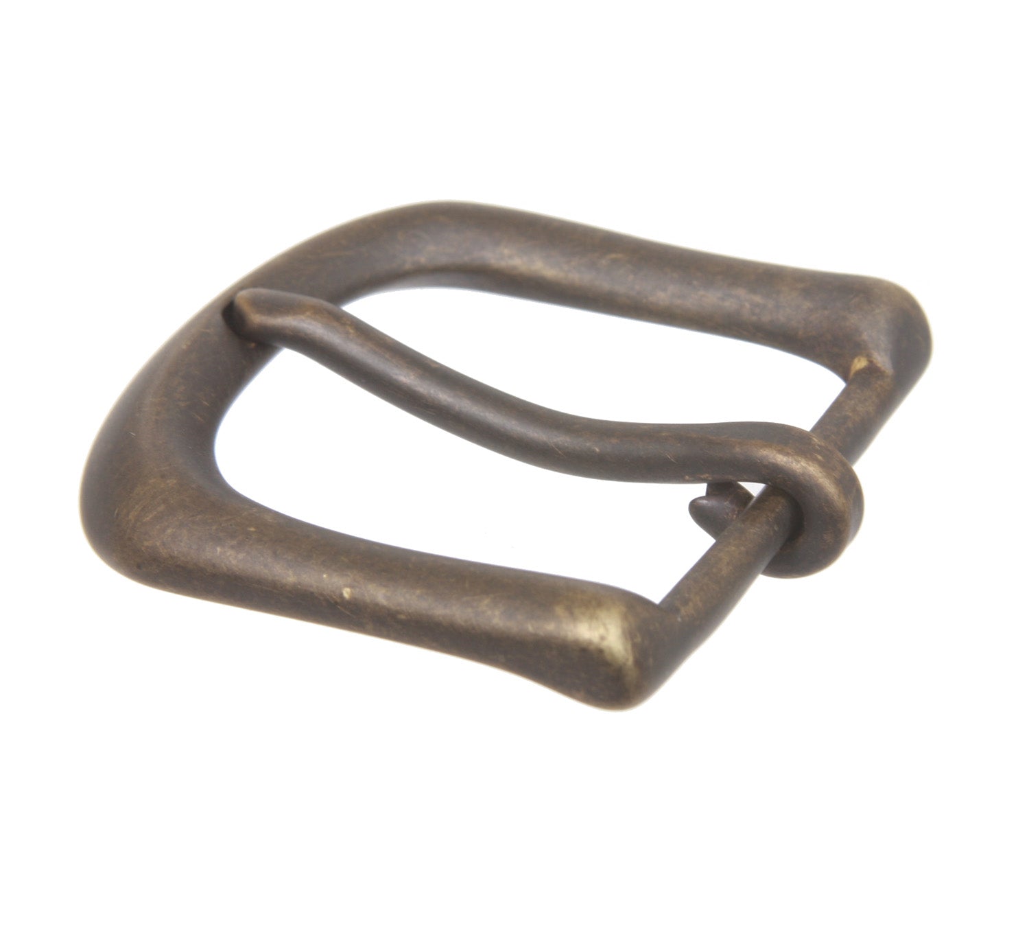1 1/2" (38 mm) Nickel Free Single Prong Solid Brass Horseshoe Belt Buckle