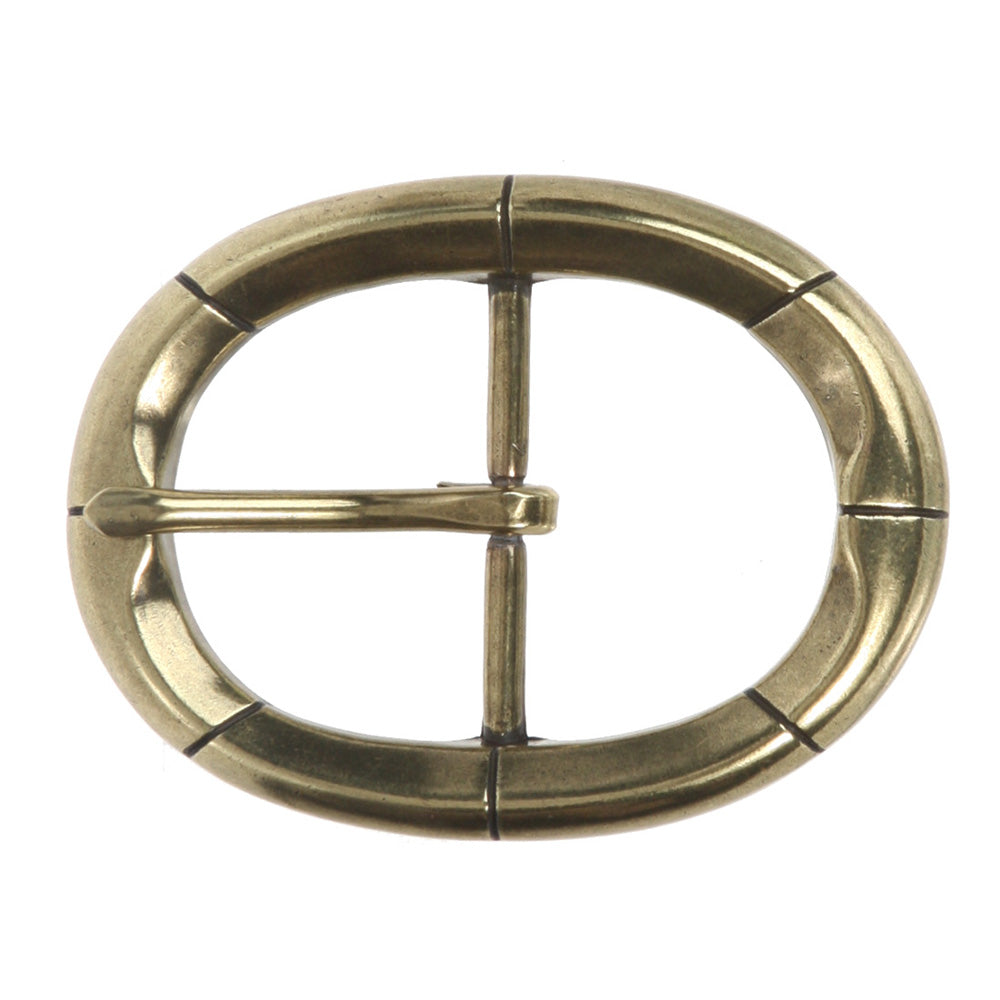 1 1/2" (38 mm) Nickel Free Single Prong Oval Belt Buckle