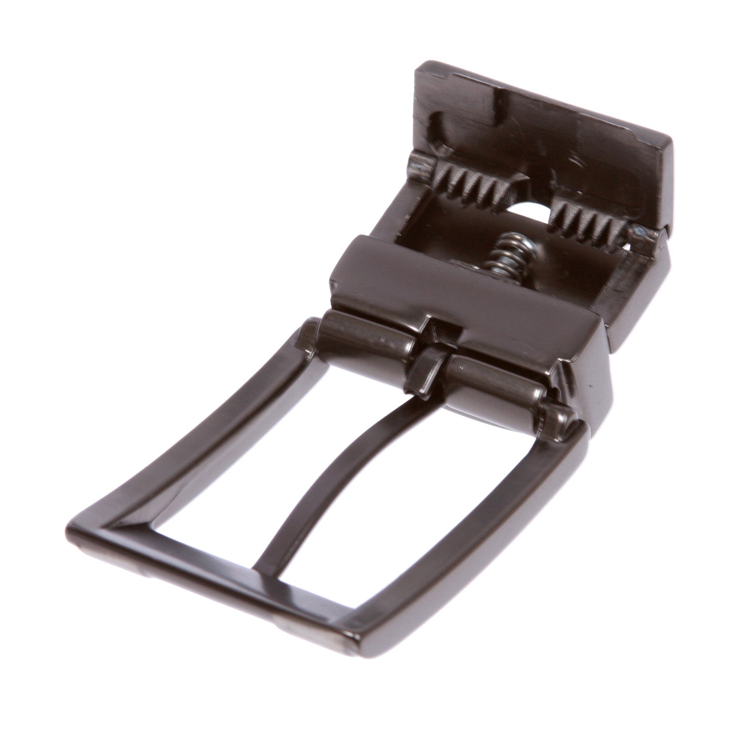 1 1/8 Inch (30 mm) Reversible Clamp Two Tone Belt Buckle - OnlineBelts