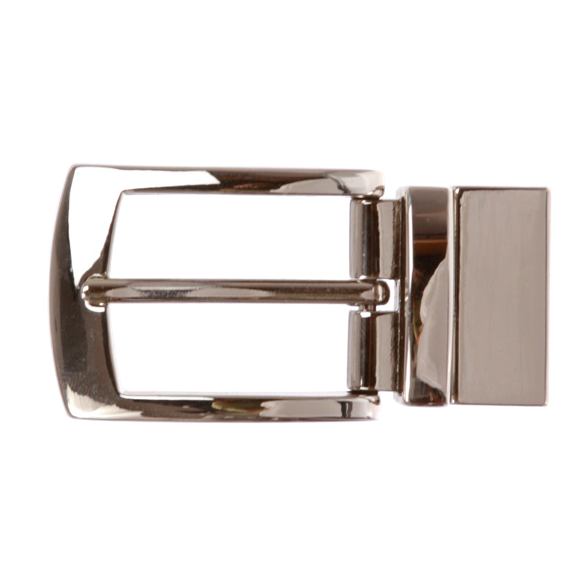 1 1/8 Inch (30 mm) Reversible Clamp Rectangular Belt Buckle - OnlineBelts