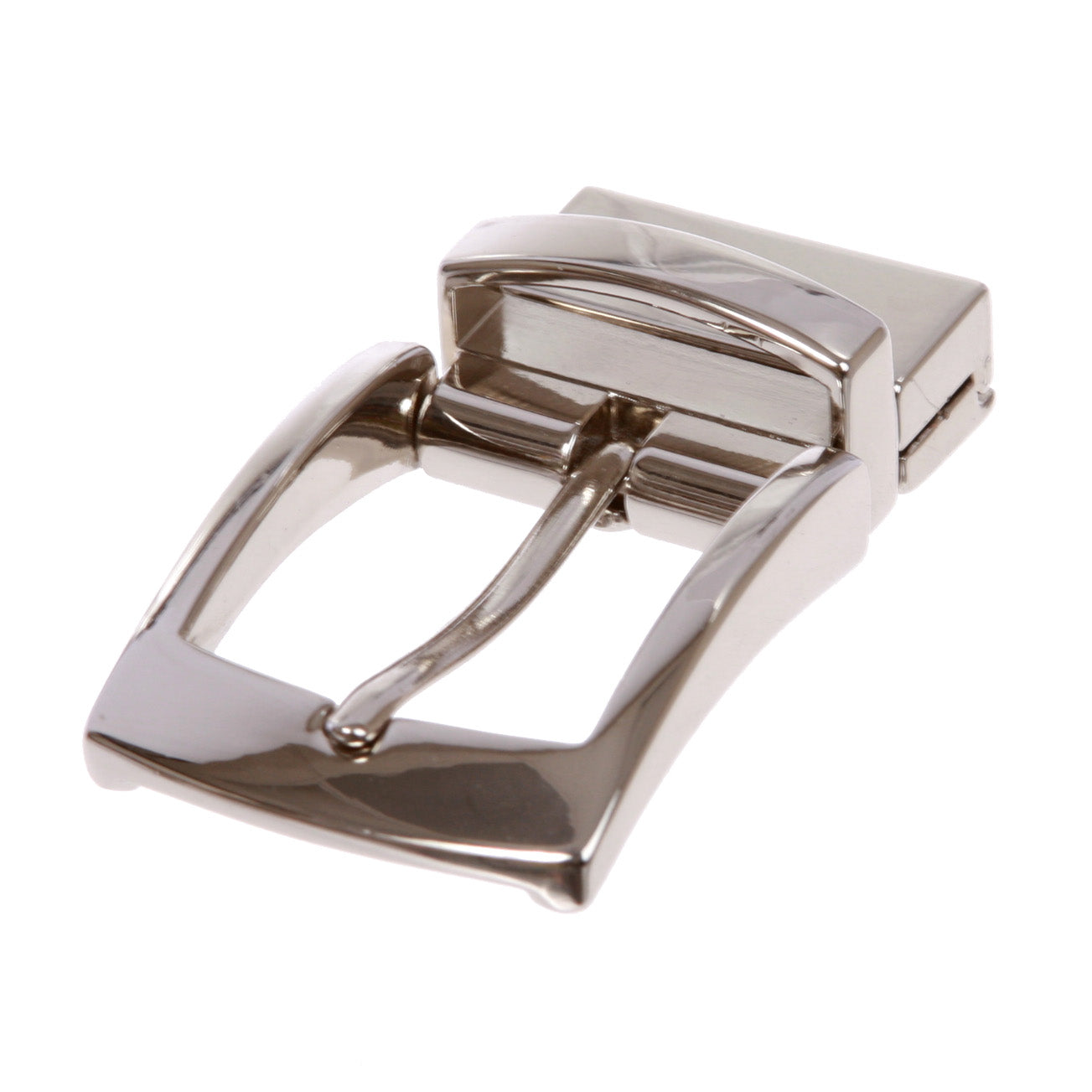 1 1/8 Inch (30 mm) Reversible Clamp Rectangular Belt Buckle - OnlineBelts