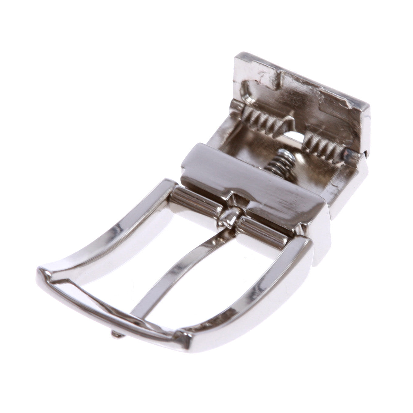 1 1/8 Inch (30 mm) Reversible Clamp Rectangular Belt Buckle - OnlineBelts