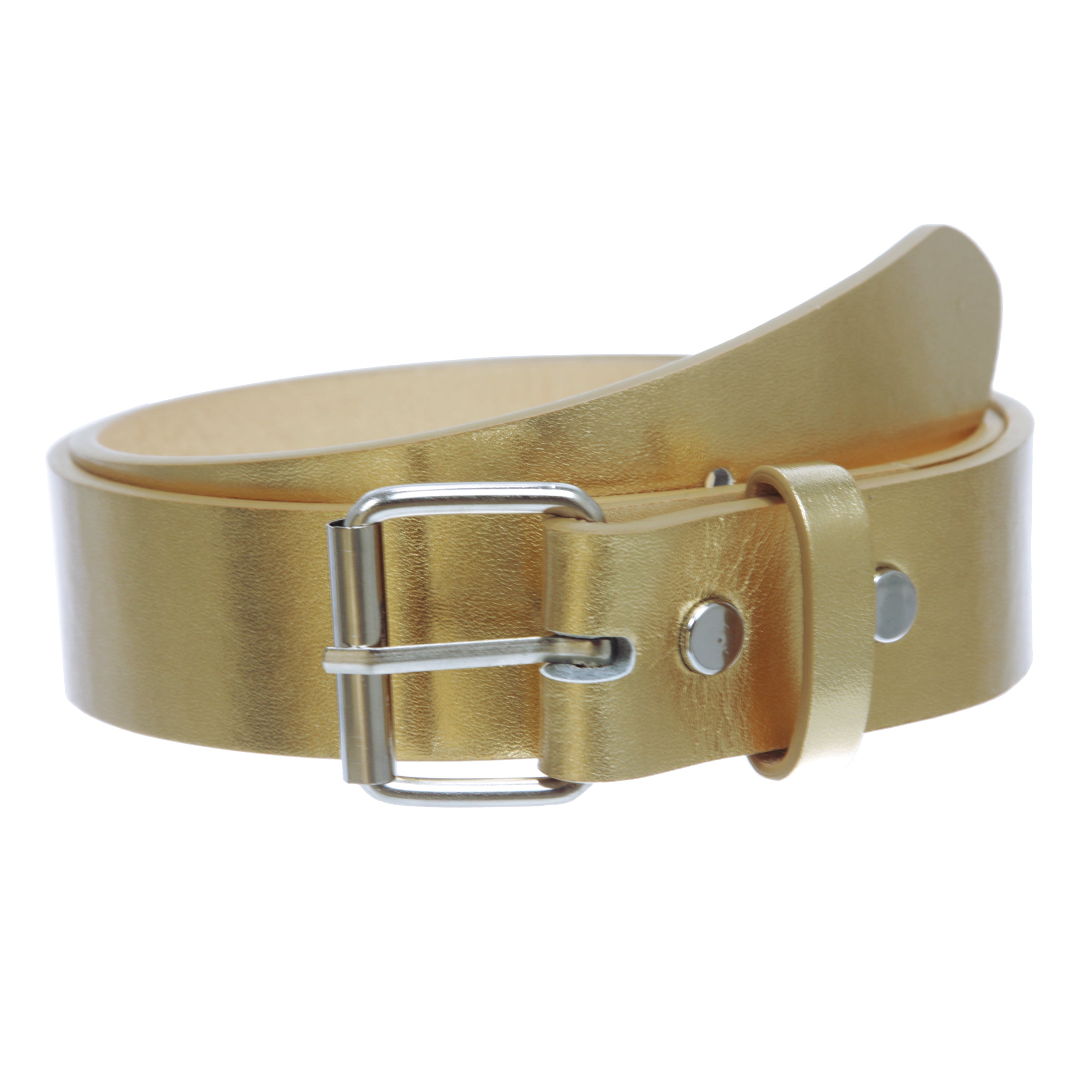 Kids or Extra Small Size Snap On Plain Leather Belt - OnlineBelts