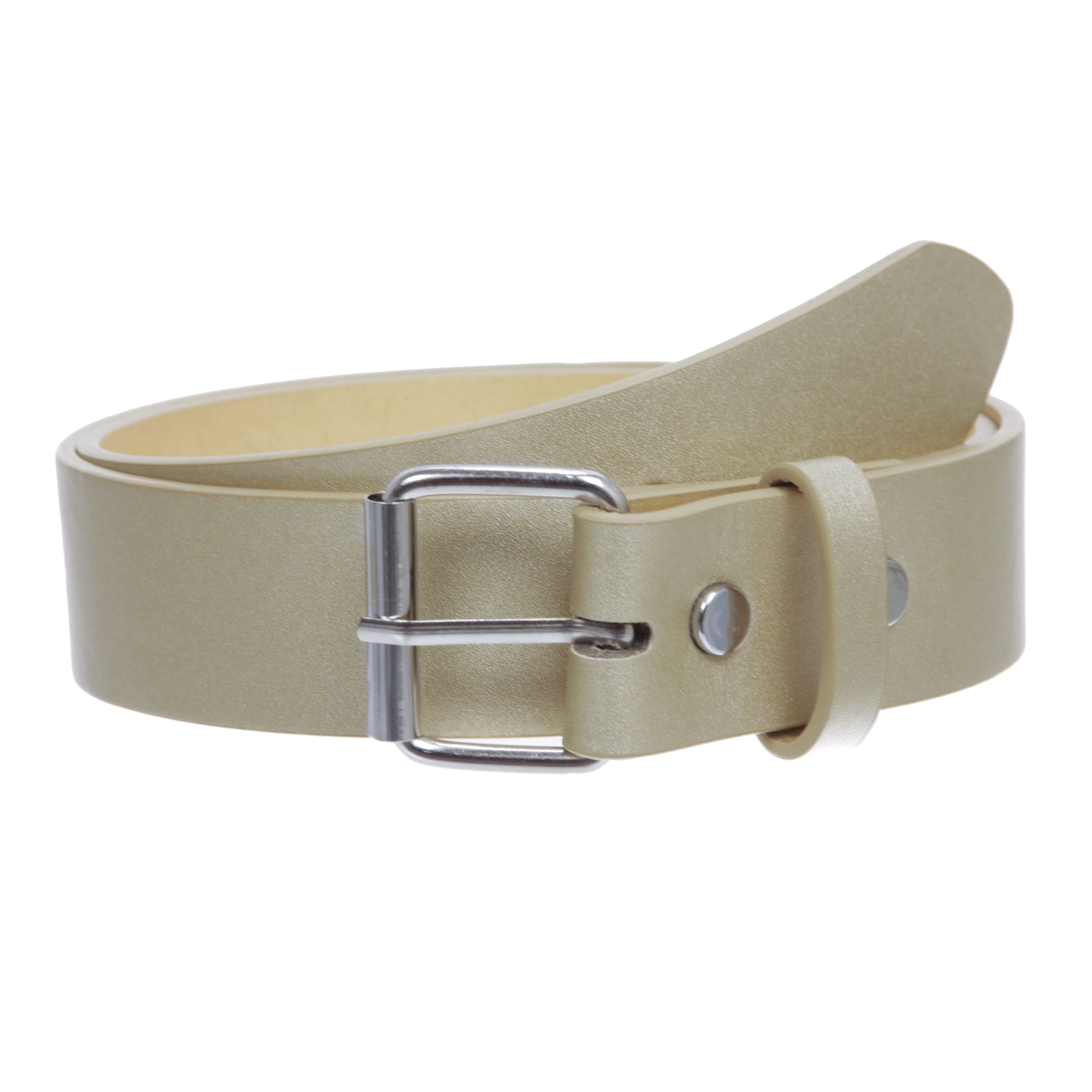 Kids or Extra Small Size Snap On Plain Leather Belt - OnlineBelts