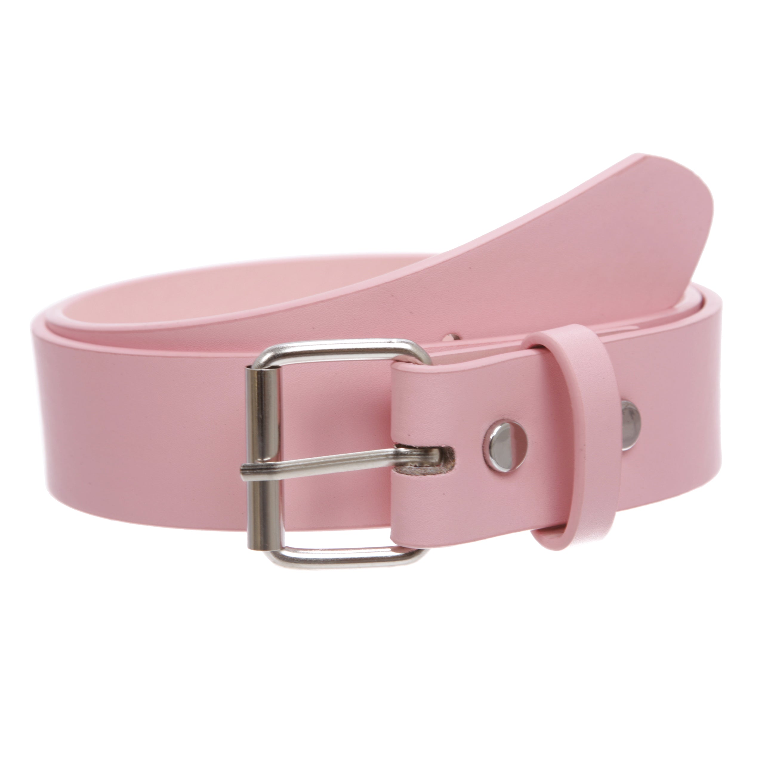 Kids or Extra Small Size Snap On Plain Leather Belt - OnlineBelts