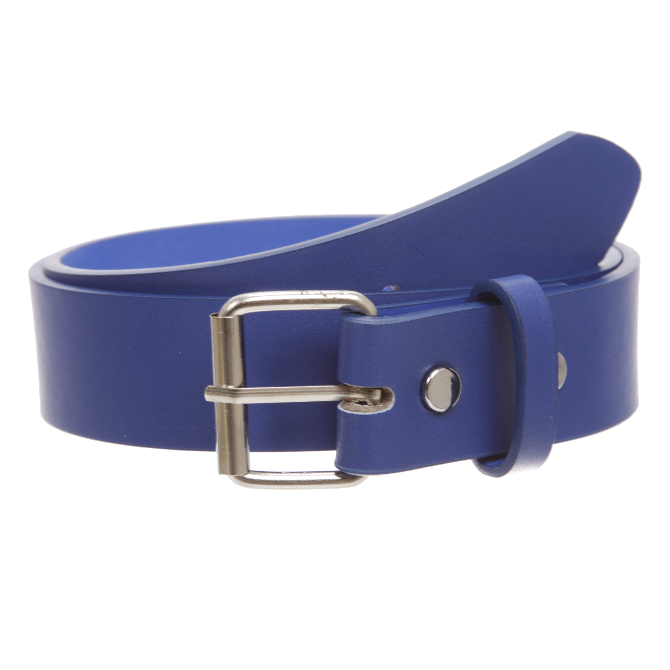 Kids or Extra Small Size Snap On Plain Leather Belt - OnlineBelts