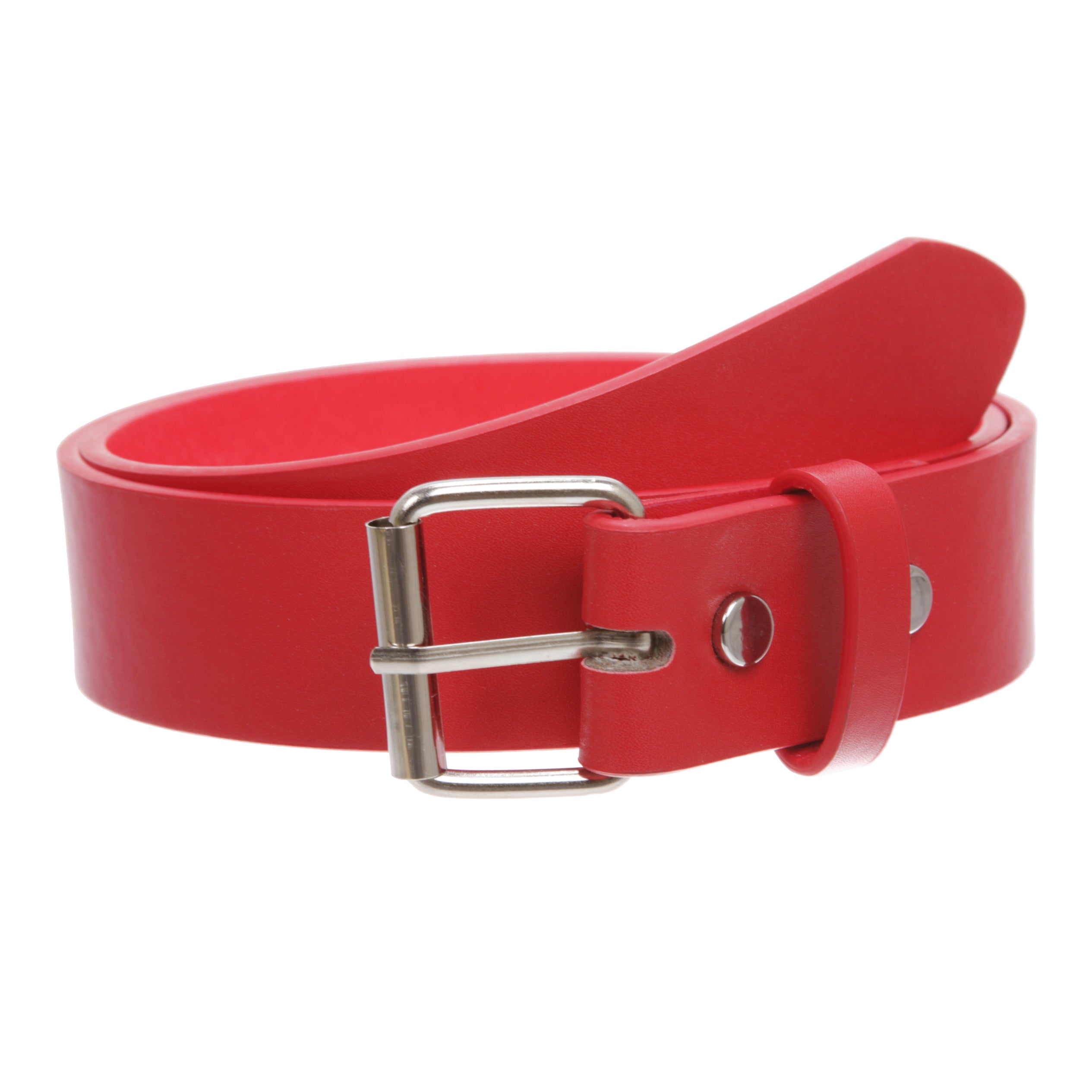 Kids or Extra Small Size Snap On Plain Leather Belt - OnlineBelts