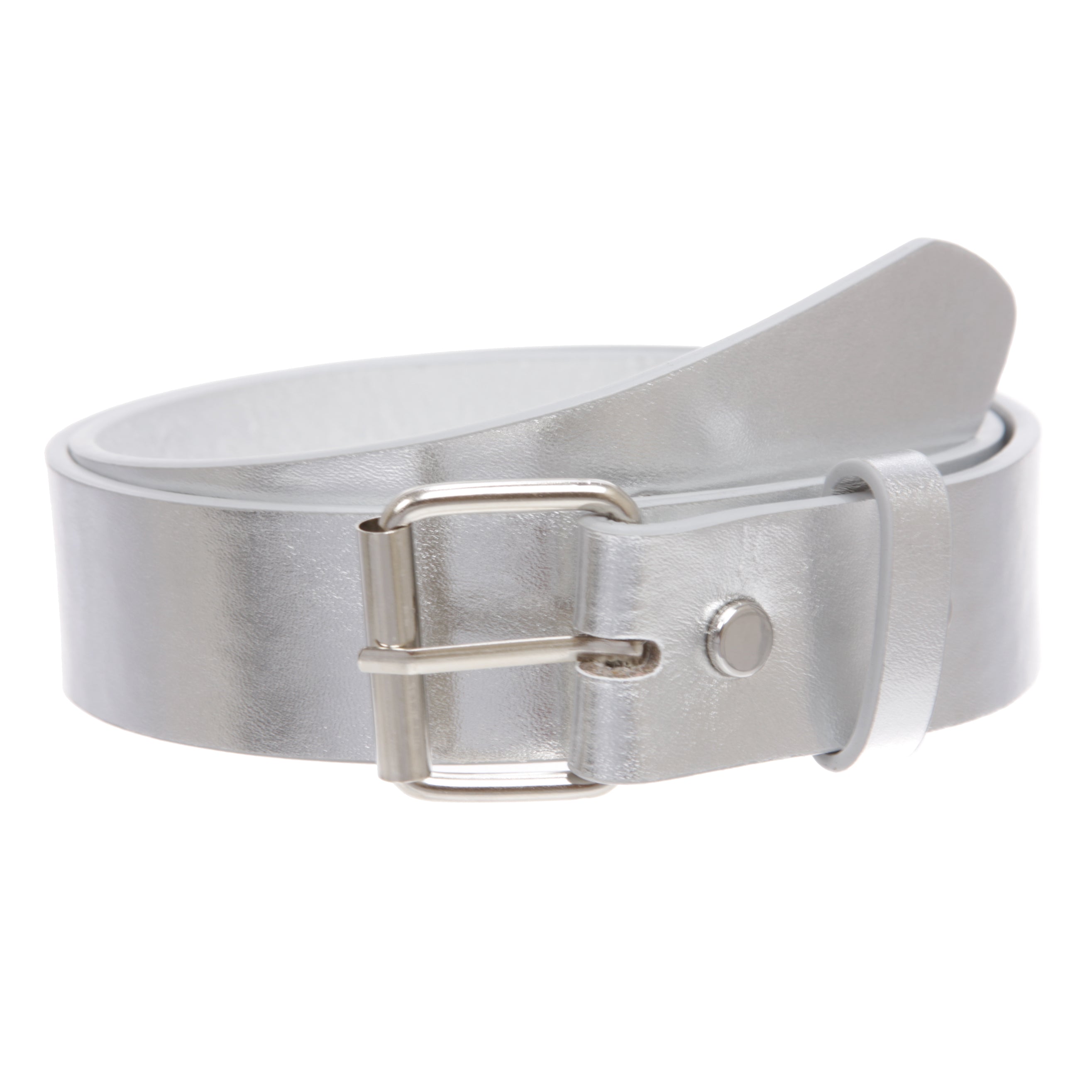 Kids or Extra Small Size Snap On Plain Leather Belt - OnlineBelts