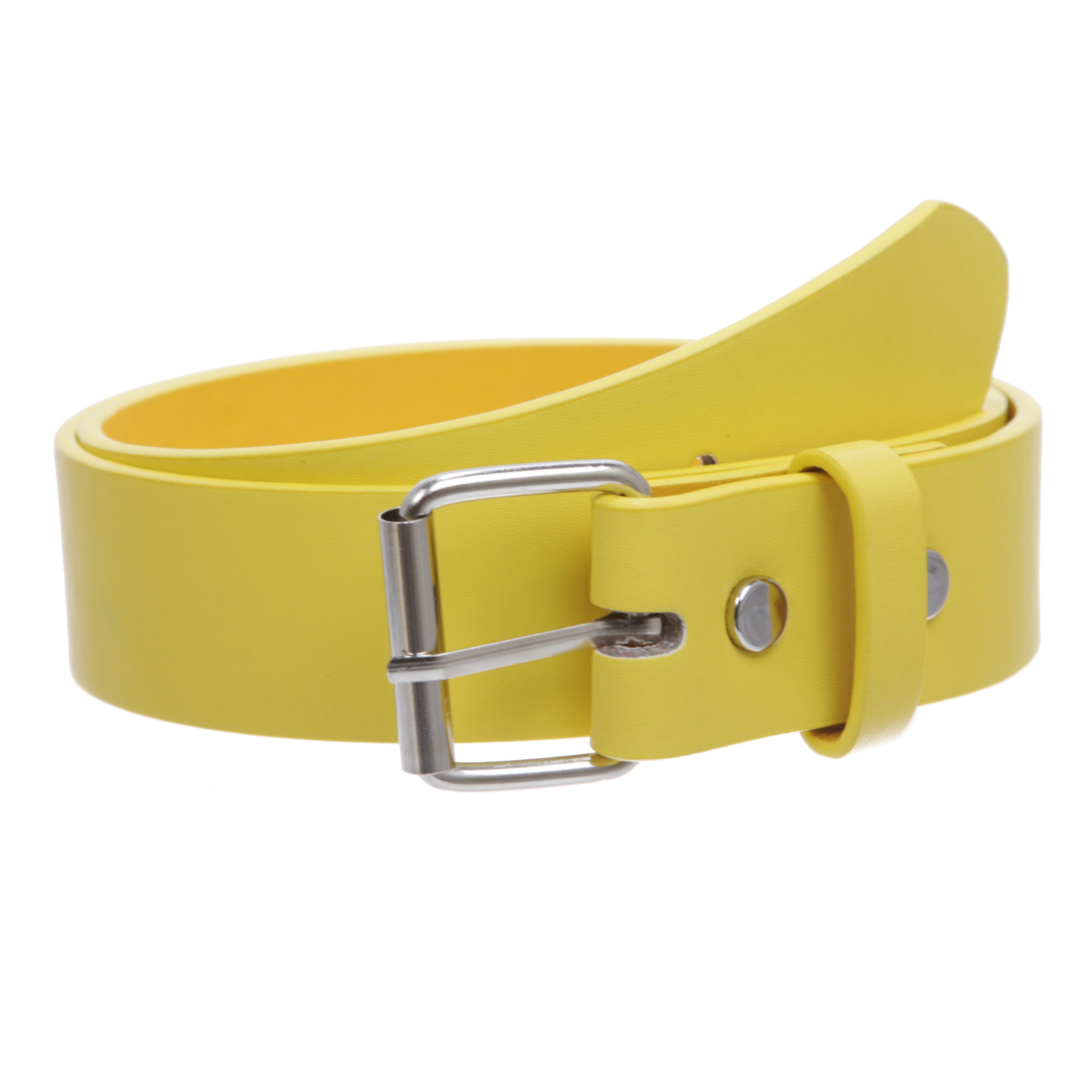 Kids or Extra Small Size Snap On Plain Leather Belt - OnlineBelts