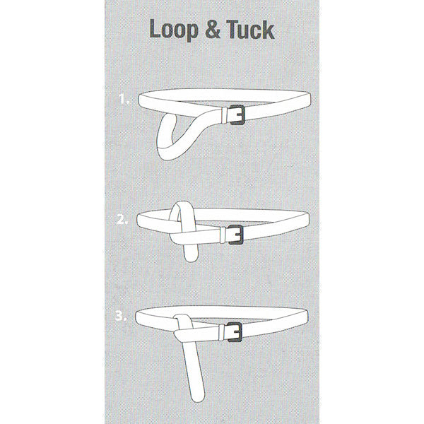 COBALT Ladies 1 1/4 Inch Plain Full Grain Leather Loop & Tuck Belt - OnlineBelts