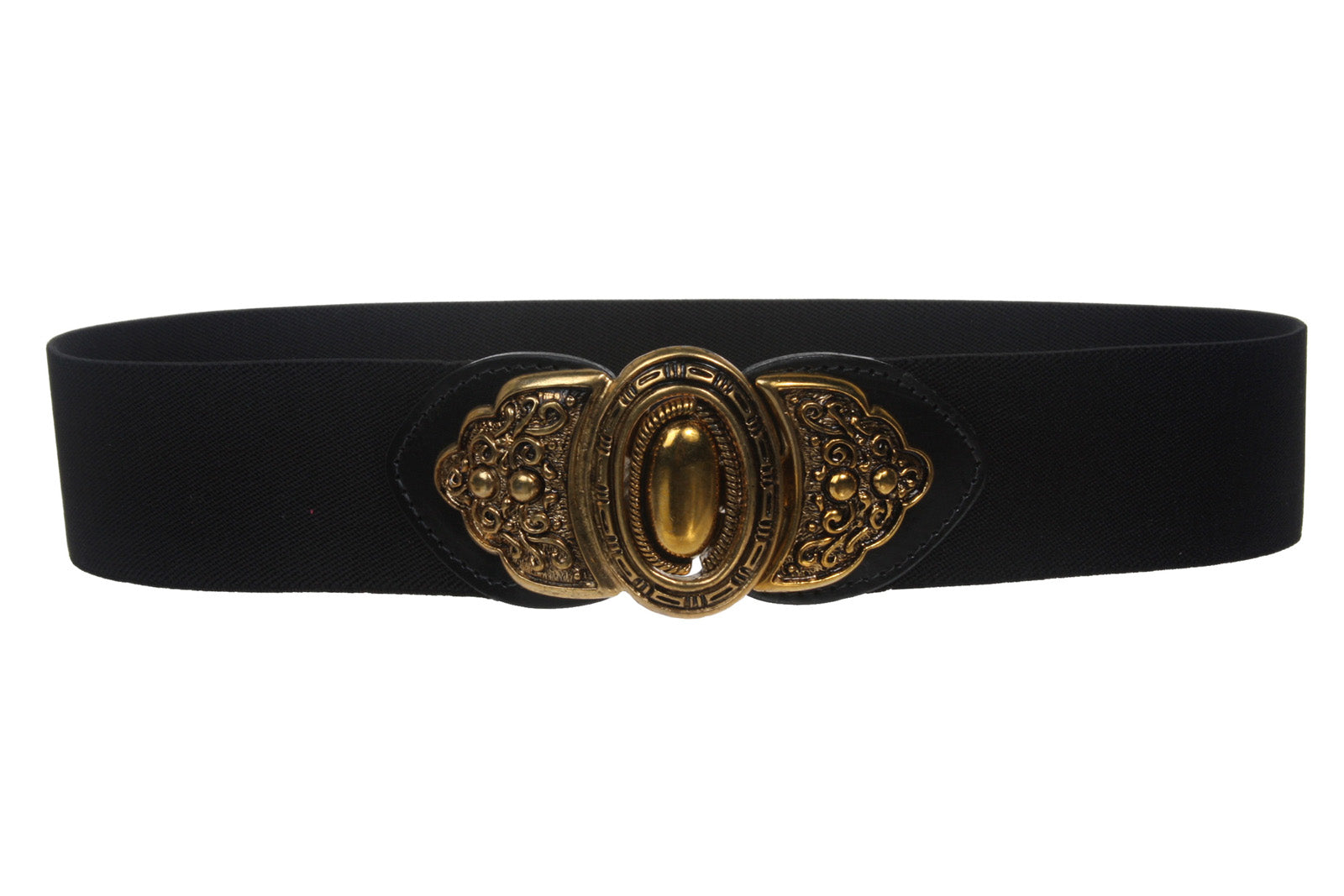 Women's 2" (50 mm) Wide High Waist Fashion Engraving Stretch Belt - OnlineBelts