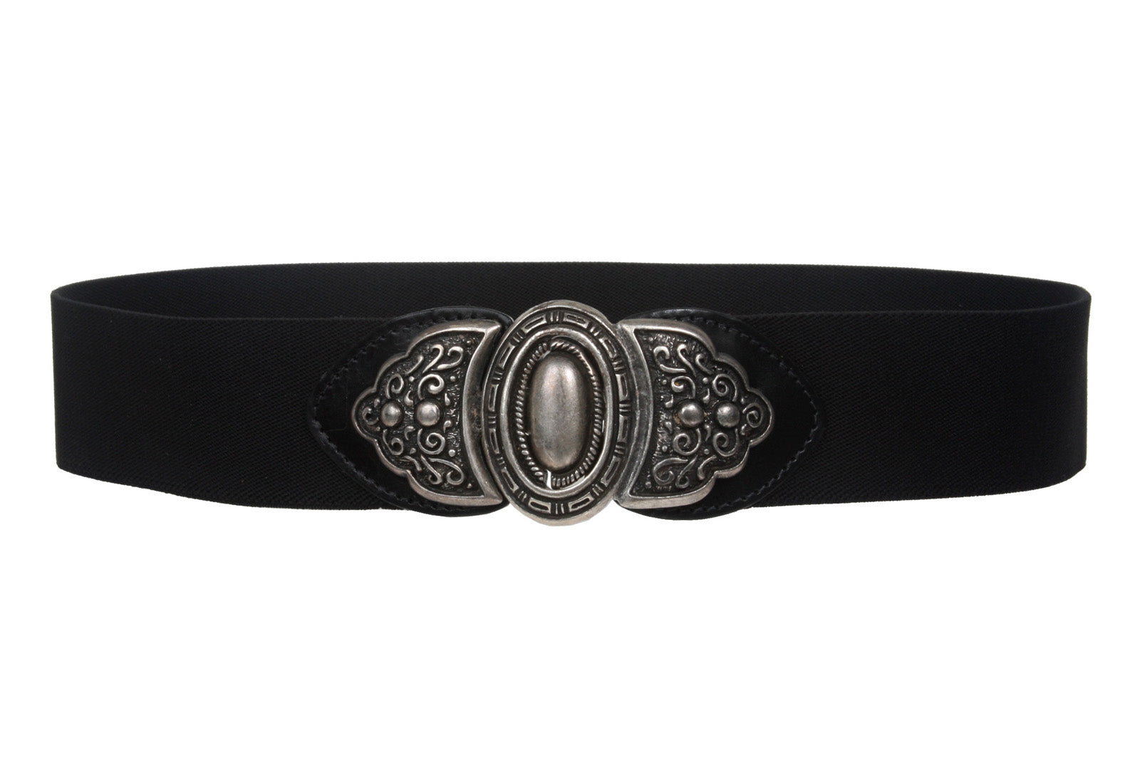 Women's 2" (50 mm) Wide High Waist Fashion Engraving Stretch Belt - OnlineBelts