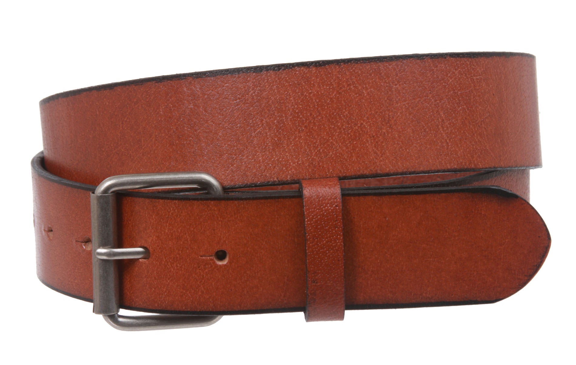 Snap On Oil-tanned One-ply Genuine Leather Belt - OnlineBelts