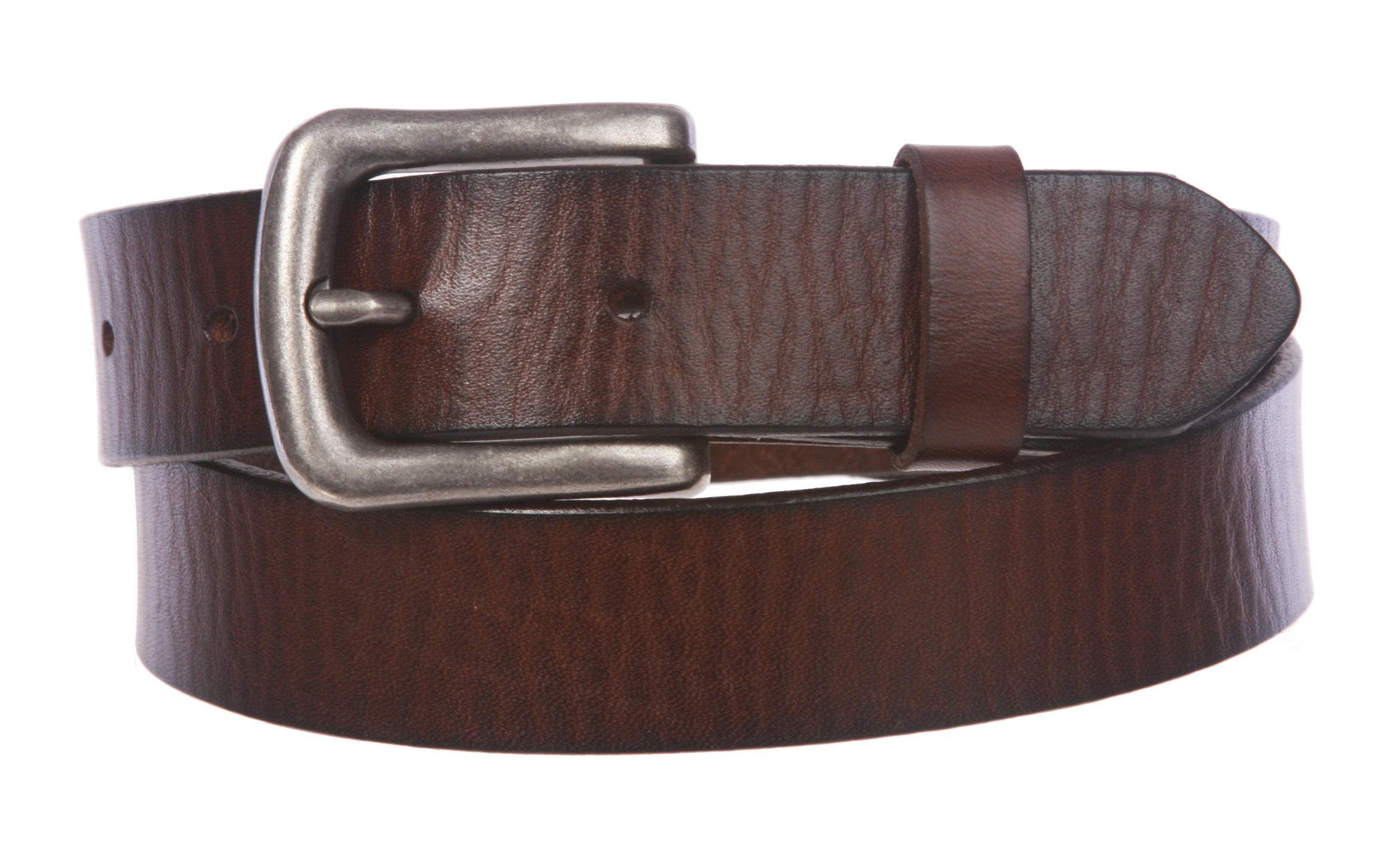 Kids Snap On Top Grain Vintage Genuine Leather Belt - OnlineBelts