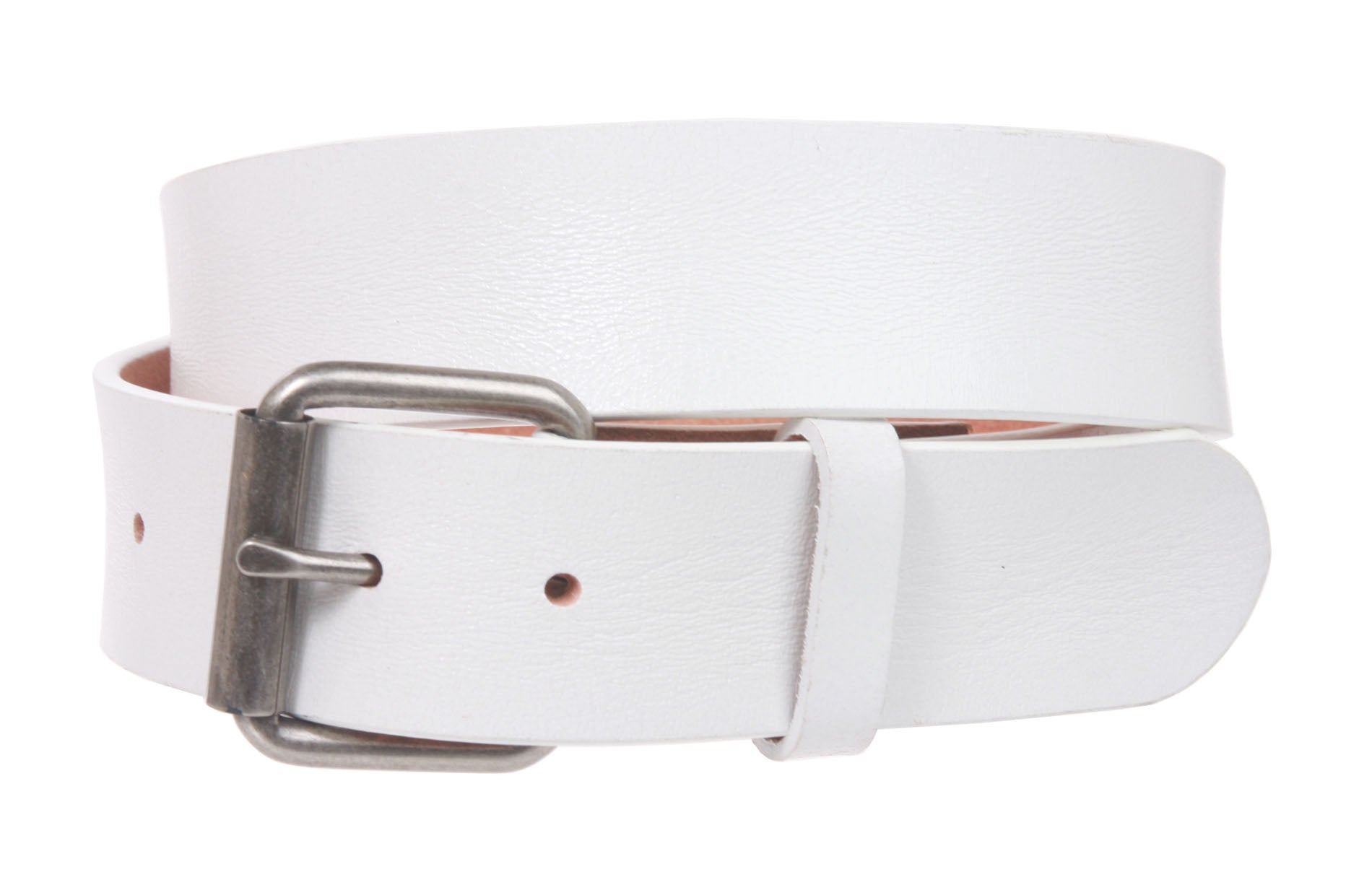 Snap On Plain Oil Tanned Top Grain Cowhide Vintage Retro Leather Belt - OnlineBelts