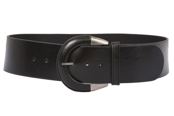 CHINESE LAUNDRY Ladies Wide Contour Belt with Semi-covered buckle - OnlineBelts