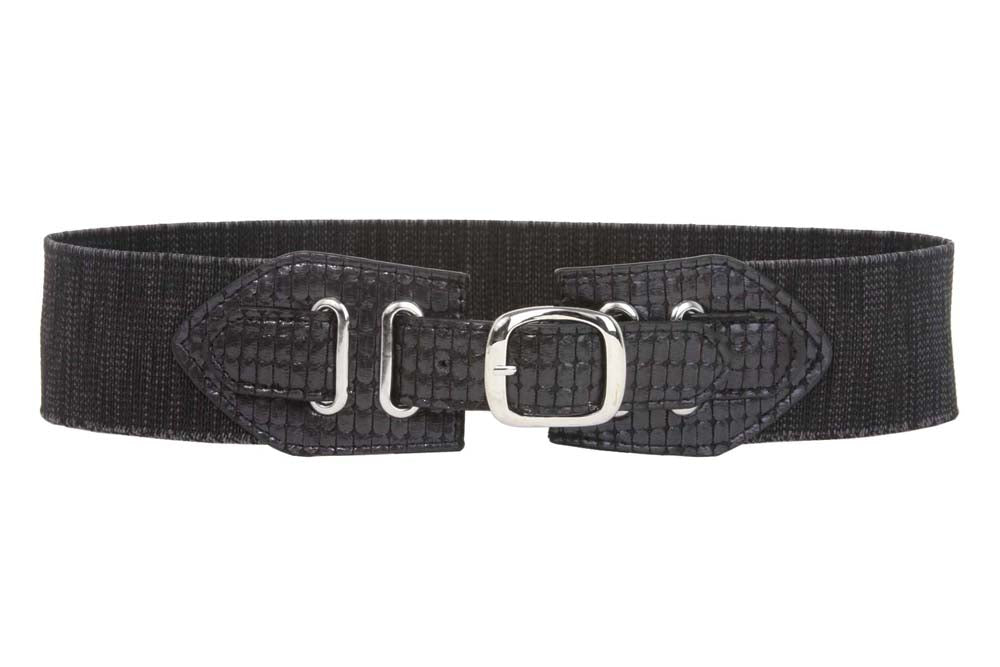 CHINESE LAUNDRY Ladies 2 1/2" Wide Stretch High Waist Elastic Belt - OnlineBelts