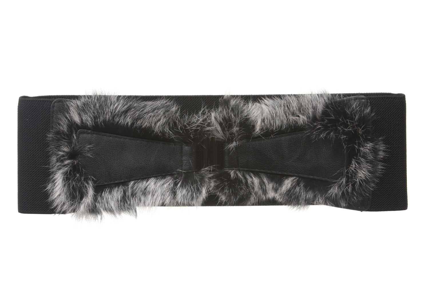 4" Ladies High Waist Rabbit Hair Stretch Belt - OnlineBelts