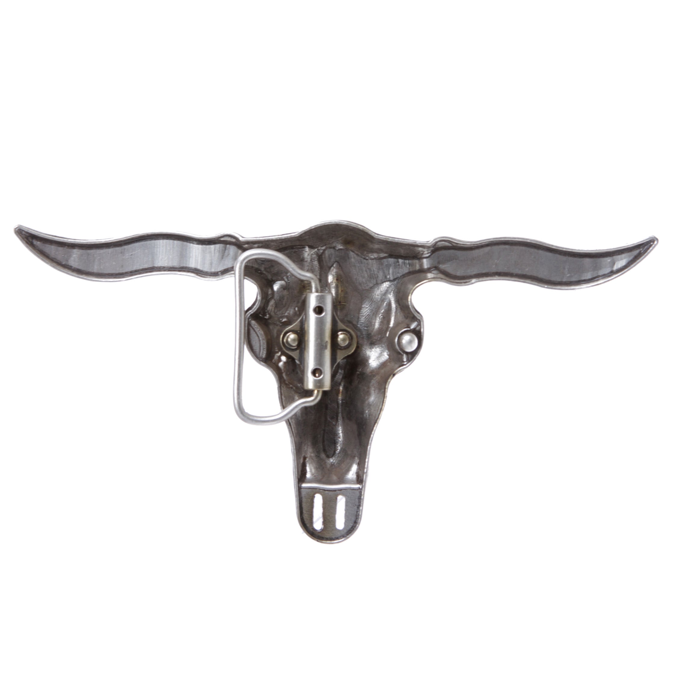 Long Horn Bull Western Longhorn Texas Cowboy Large Belt Buckle - OnlineBelts