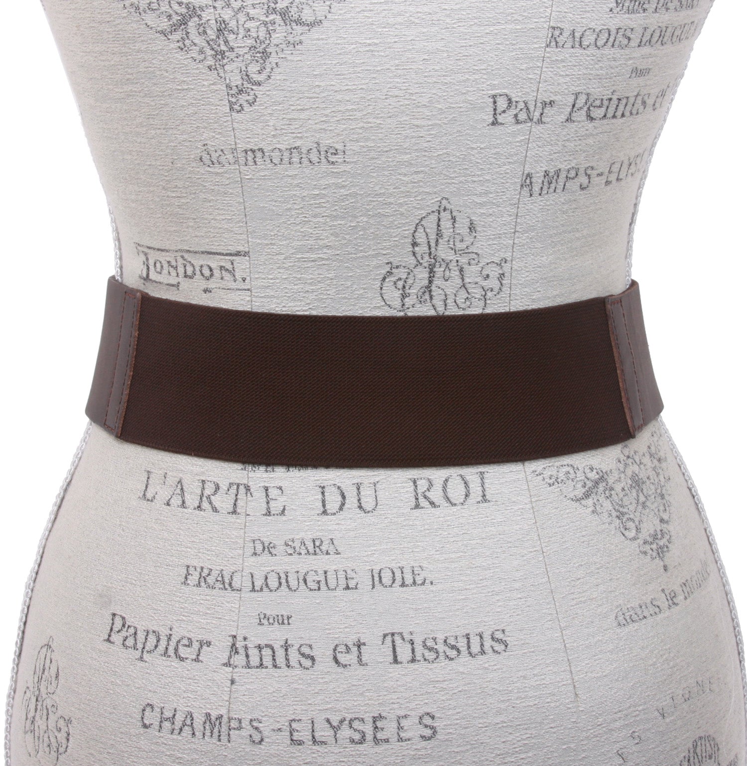 Women's 2 1/4" High Waist Pull-Through Full Grain Vintage Leather Stretch Belt - OnlineBelts