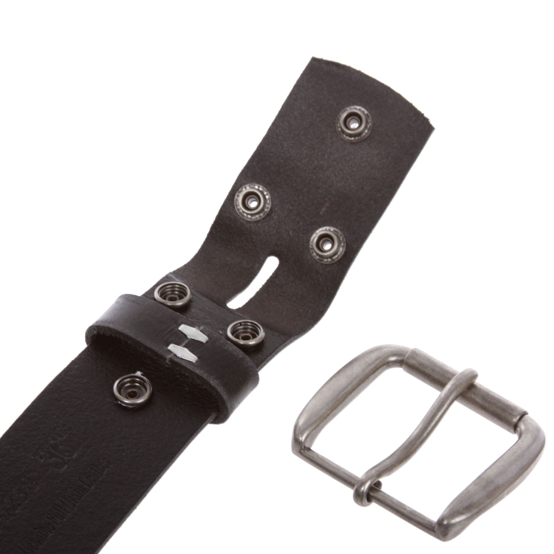 Women's or Men's Embossed Vintage Full Grain Leather Casual Jean Belt - OnlineBelts