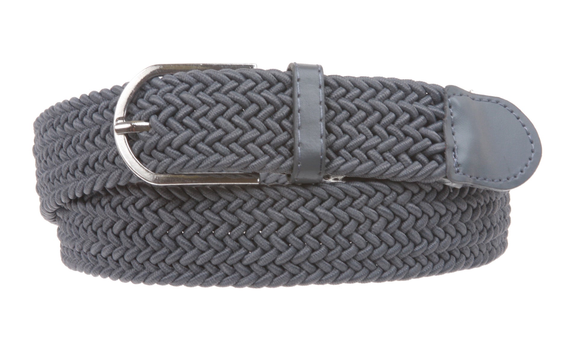 1 1/4'' Braided Woven Elastic Stretch Belt - OnlineBelts