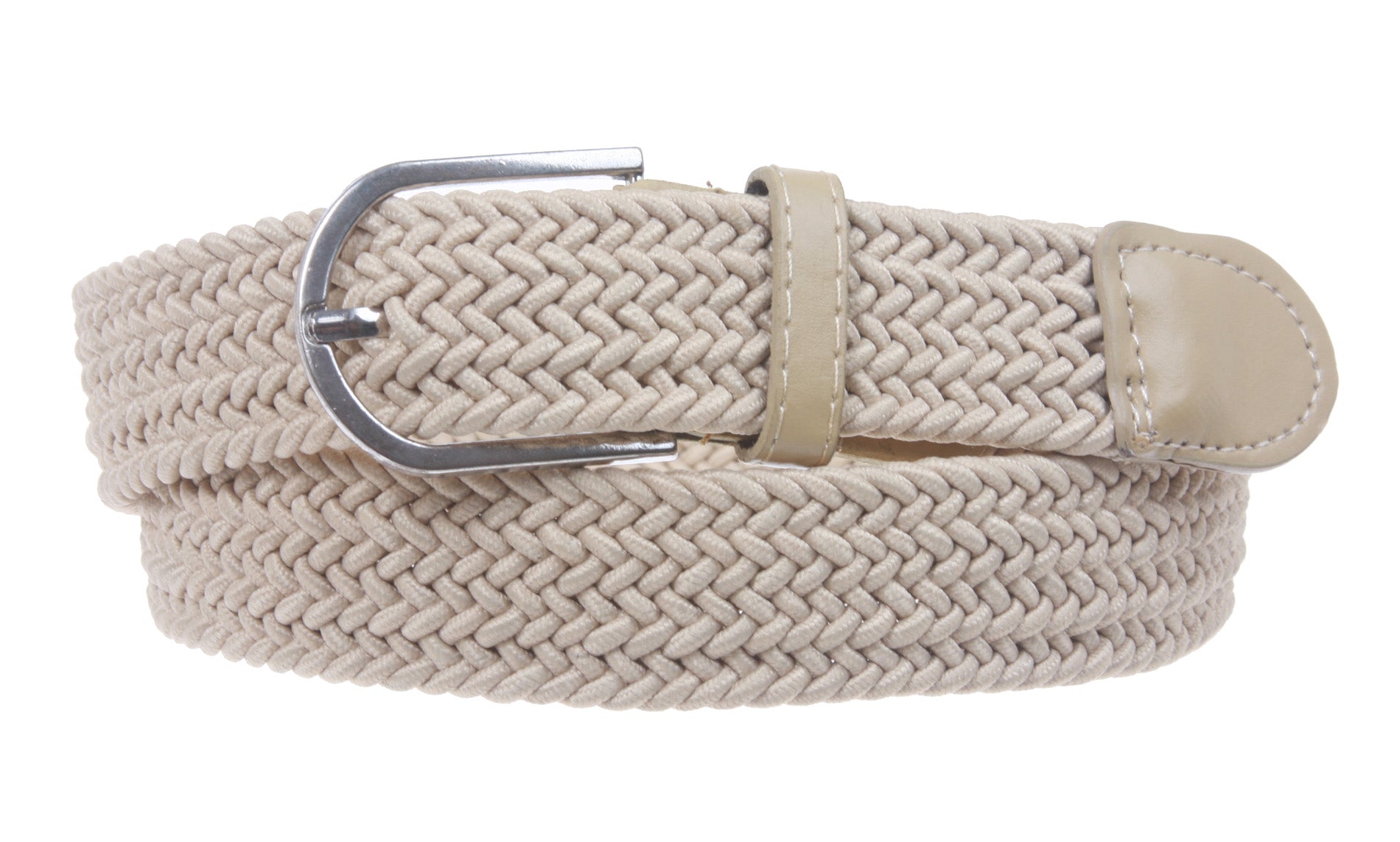 1 1/4'' Braided Woven Elastic Stretch Belt - OnlineBelts