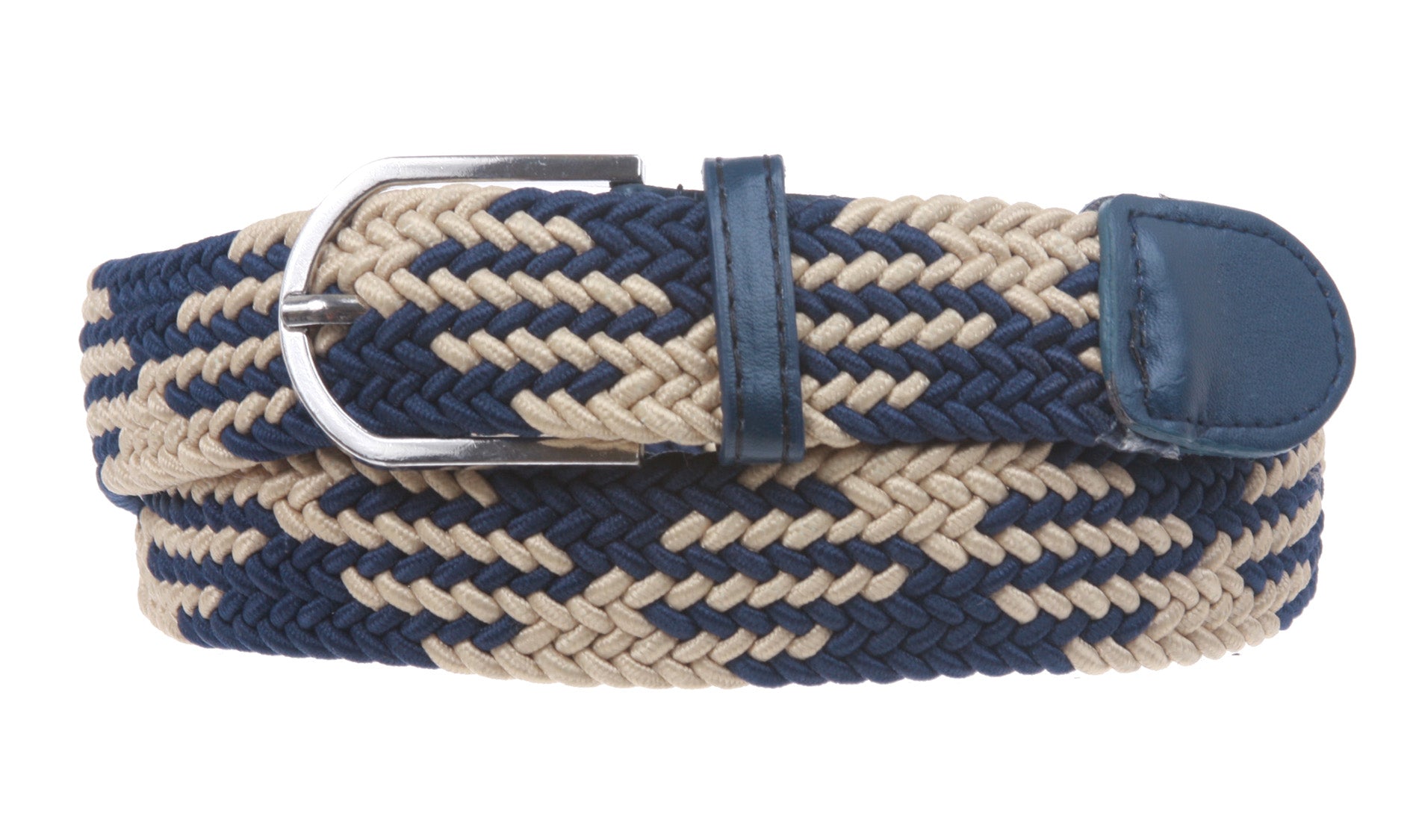 1 1/4'' Braided Woven Elastic Stretch Belt - OnlineBelts