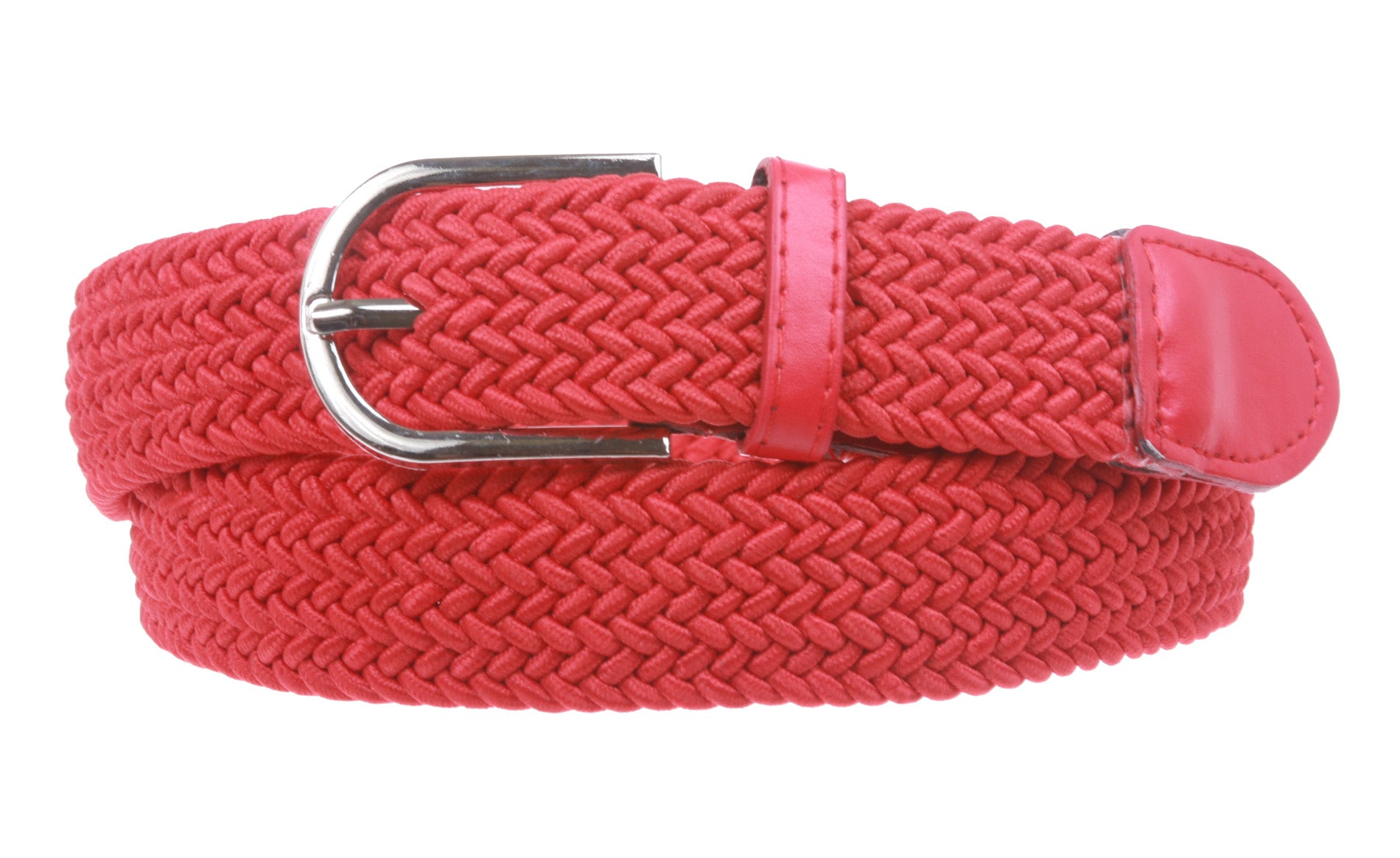 1 1/4'' Braided Woven Elastic Stretch Belt - OnlineBelts