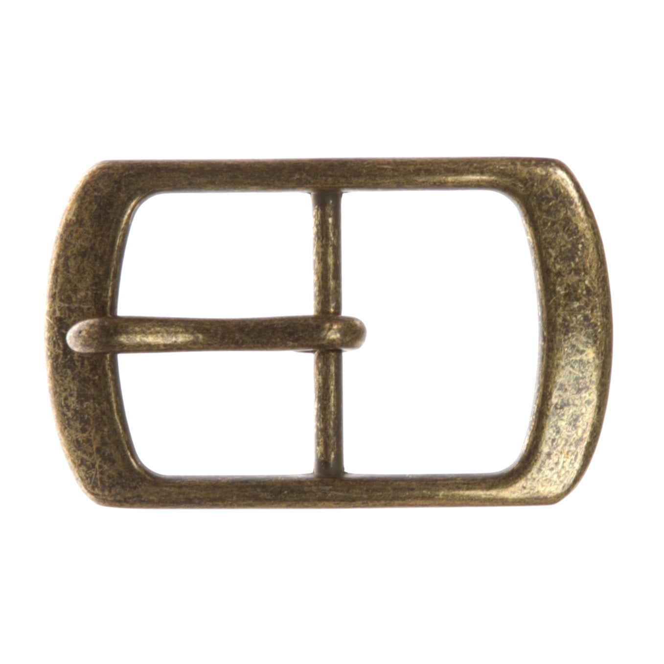 1 1/2" (38 mm) Center Bar Single Prong Rectangular Belt Buckle