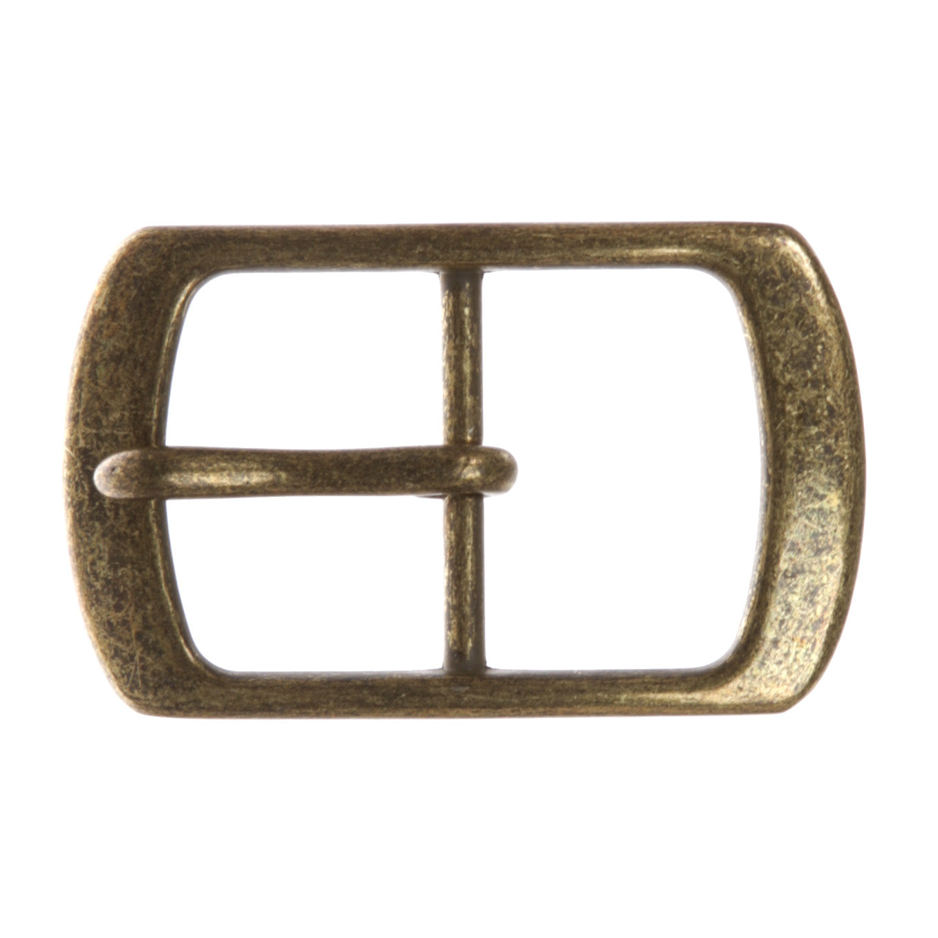 1 1/2" (38 mm) Center Bar Single Prong Rectangular Belt Buckle - OnlineBelts