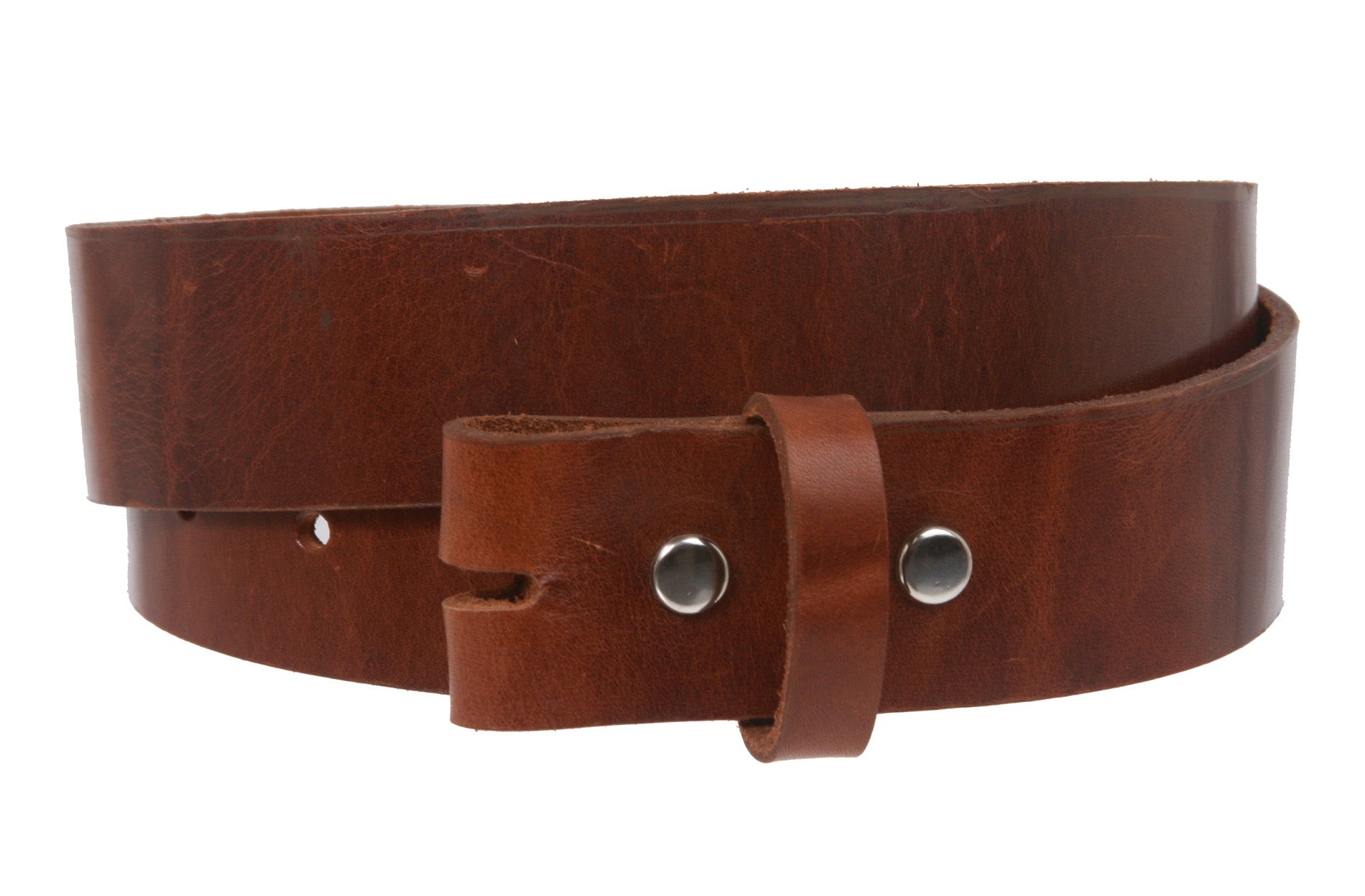 Snap On 1 1/2" Soft Hand Genuine Leather Belt Strap