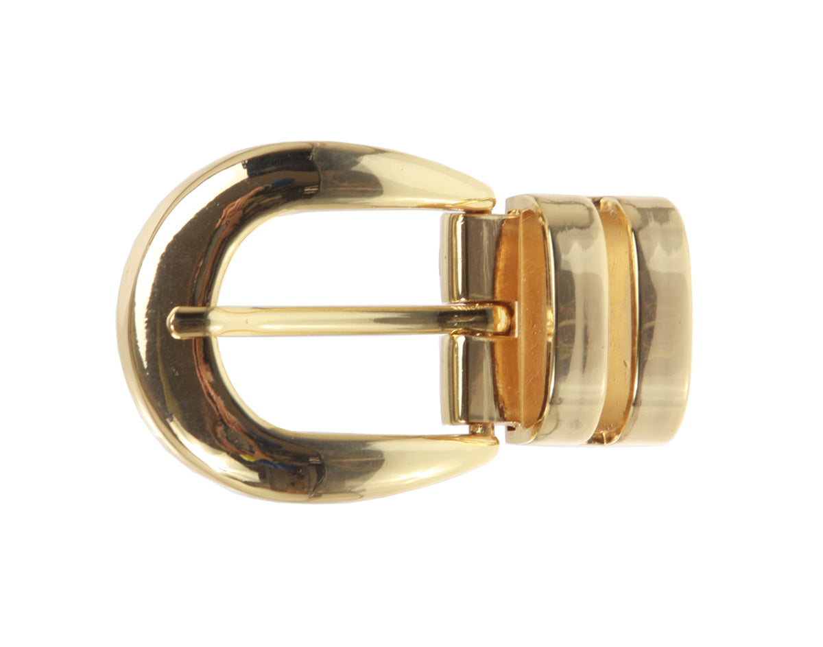 1 1/8 Inch (28 mm) Double Loop Clamp Belt Buckle - OnlineBelts