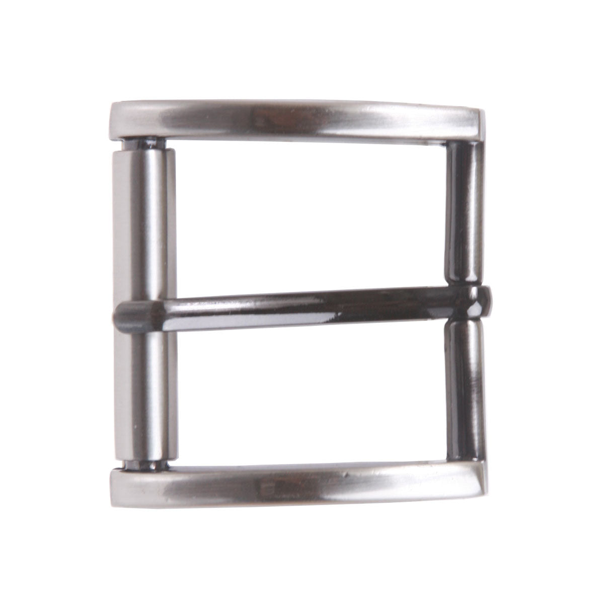 1 1/2" (38 mm) Single Prong Rectangular Roller Belt Buckle - OnlineBelts