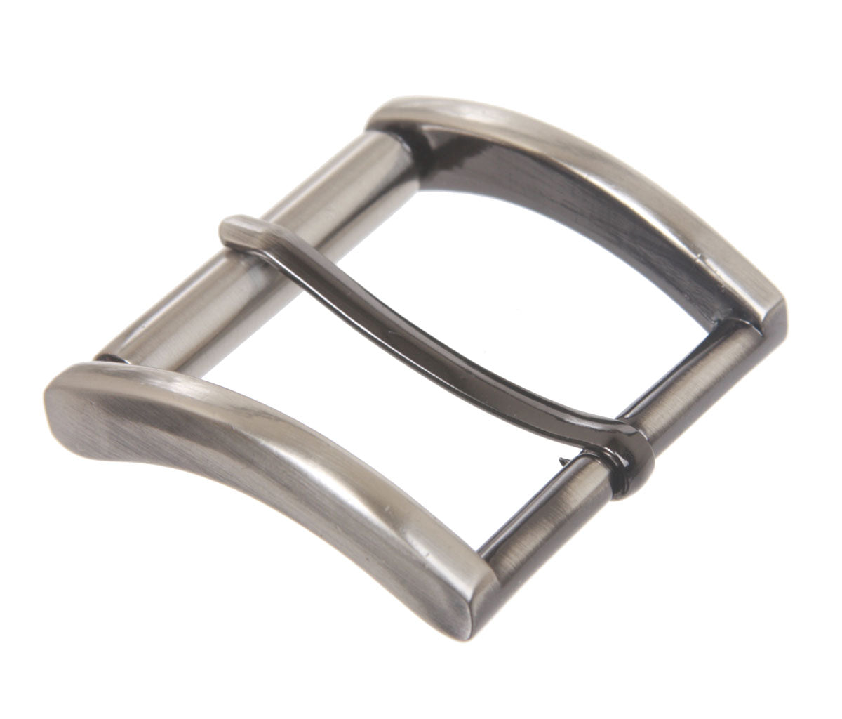 1 1/2" (38 mm) Single Prong Rectangular Roller Belt Buckle - OnlineBelts