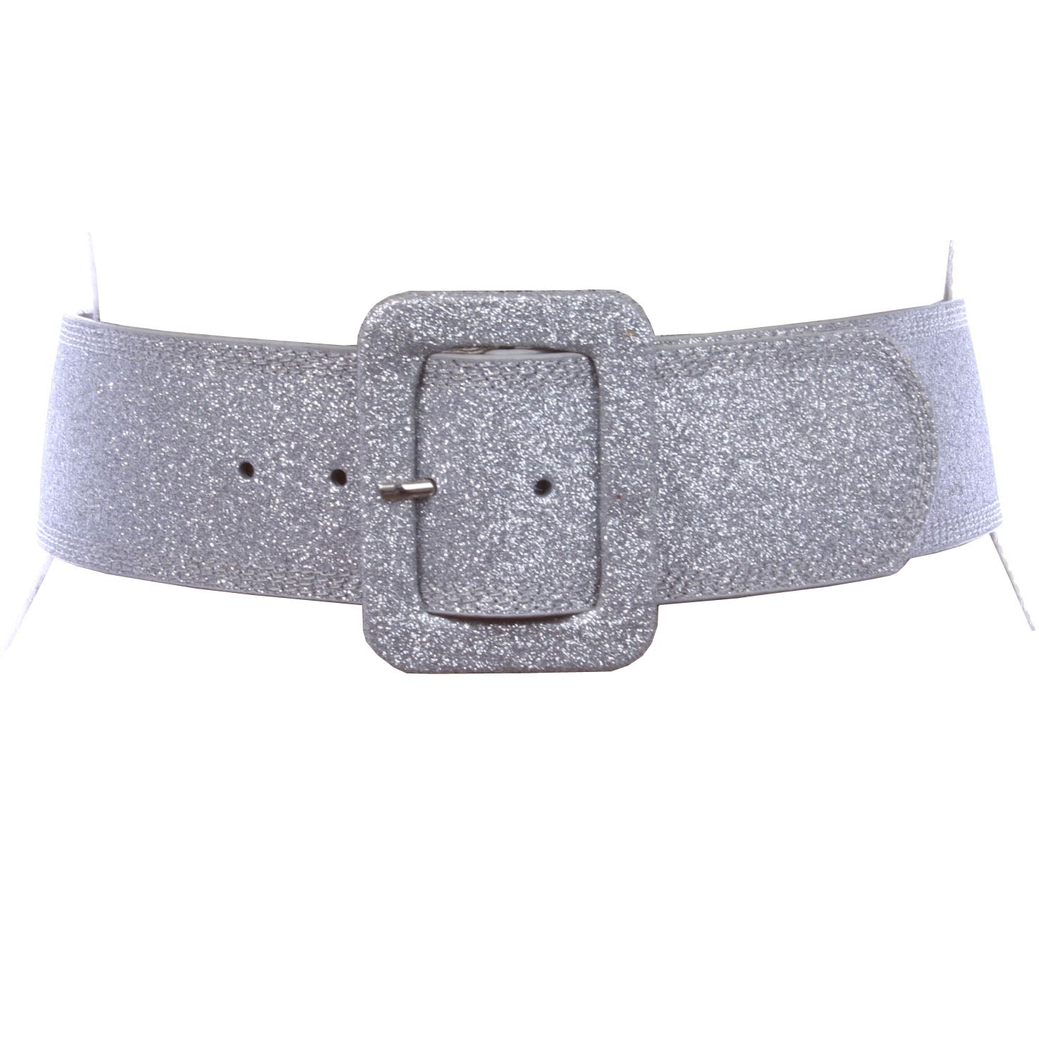 Women's Wide High Waist Glitter Fashion Leather Belt - OnlineBelts