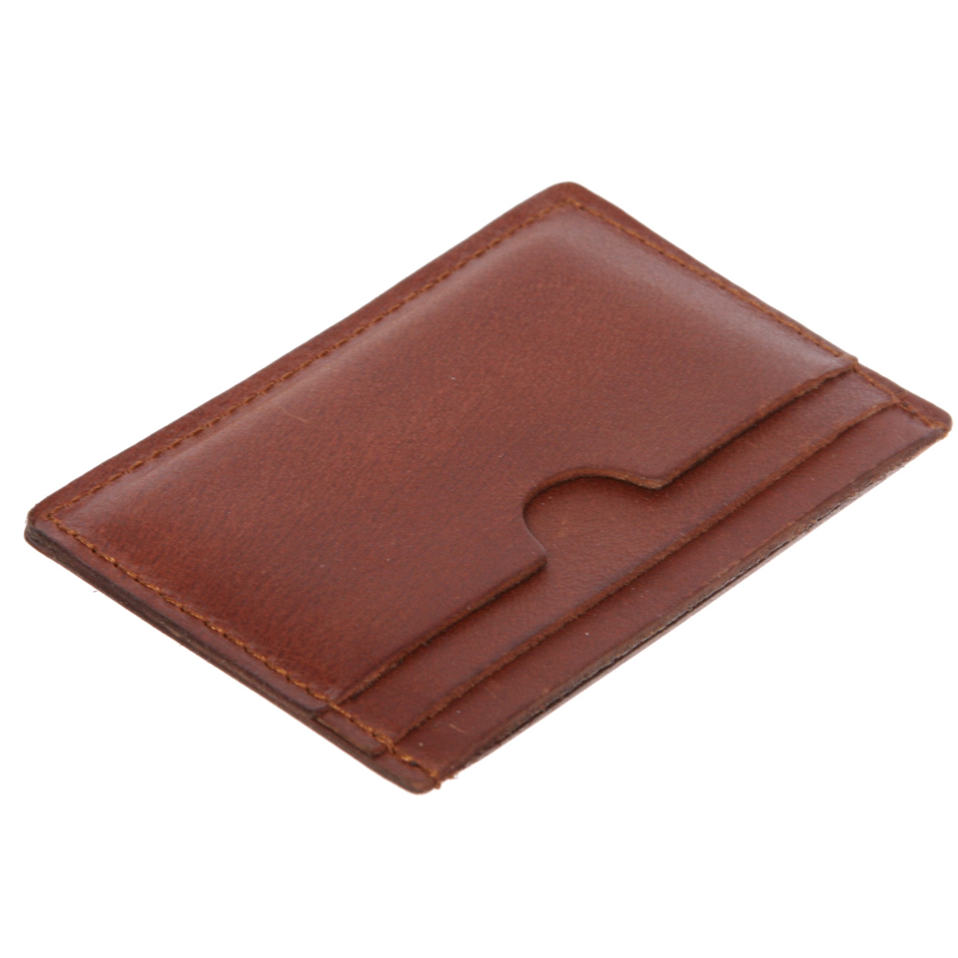 Micro Sleeve, Slim Leather Card & Cash Holder Wallet (Max. 3 cards and cash) - OnlineBelts