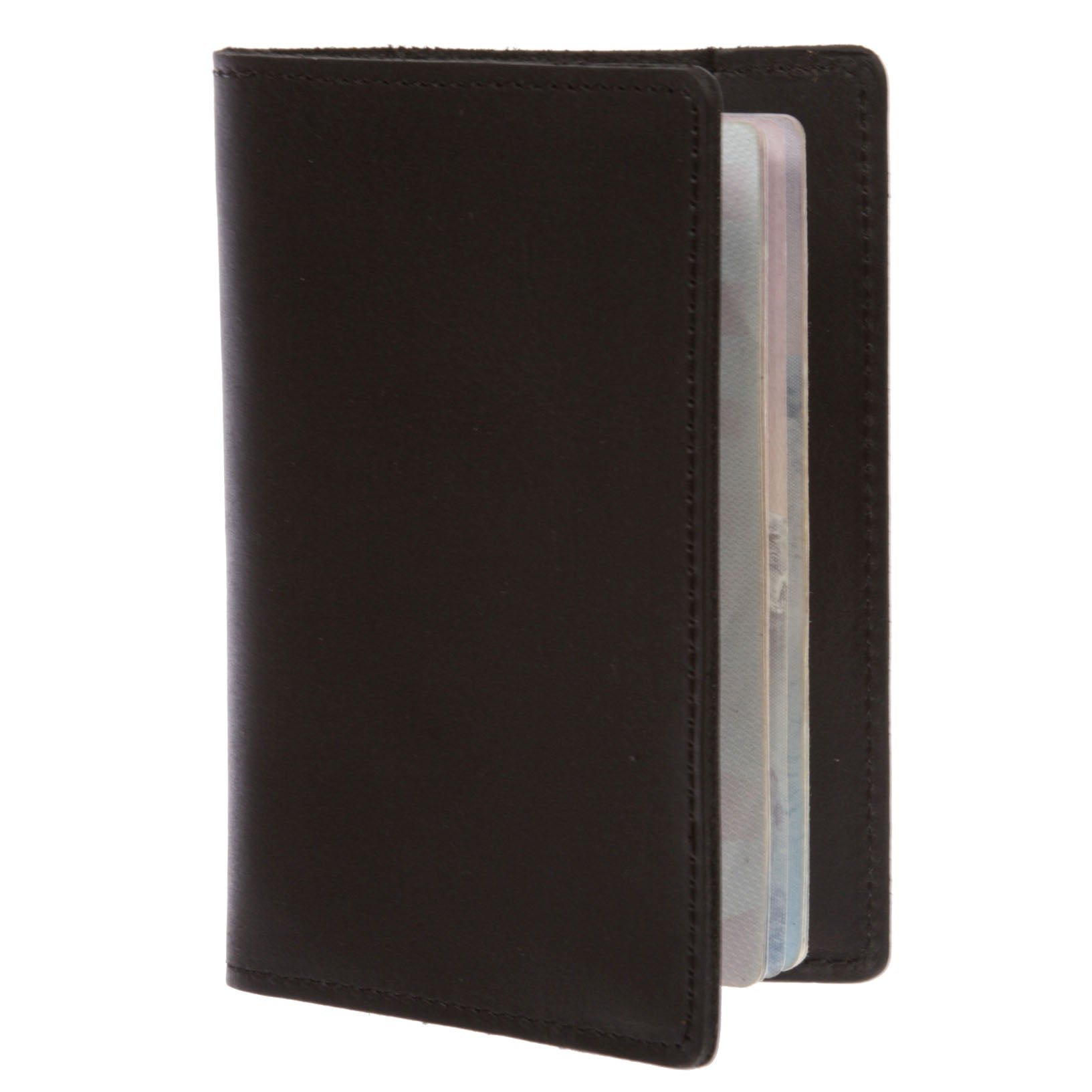 100% Soft Leather Passport Cover - Plain Leather Holder Slim Sleeve Case - OnlineBelts