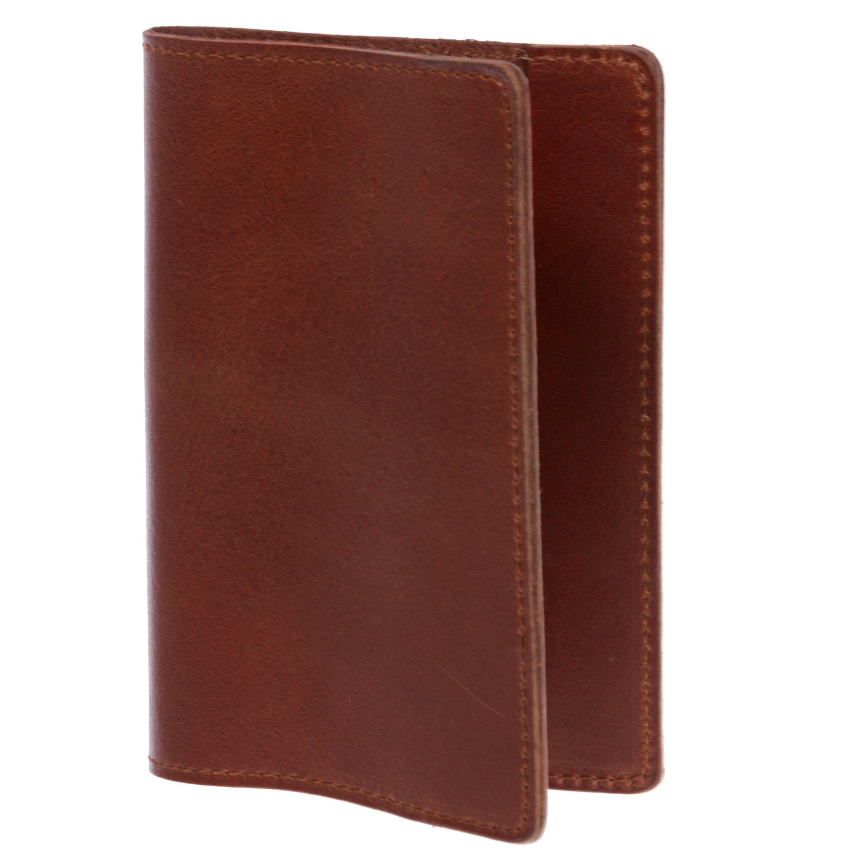 100% Soft Leather Passport Cover - Plain Leather Holder Slim Sleeve Case
