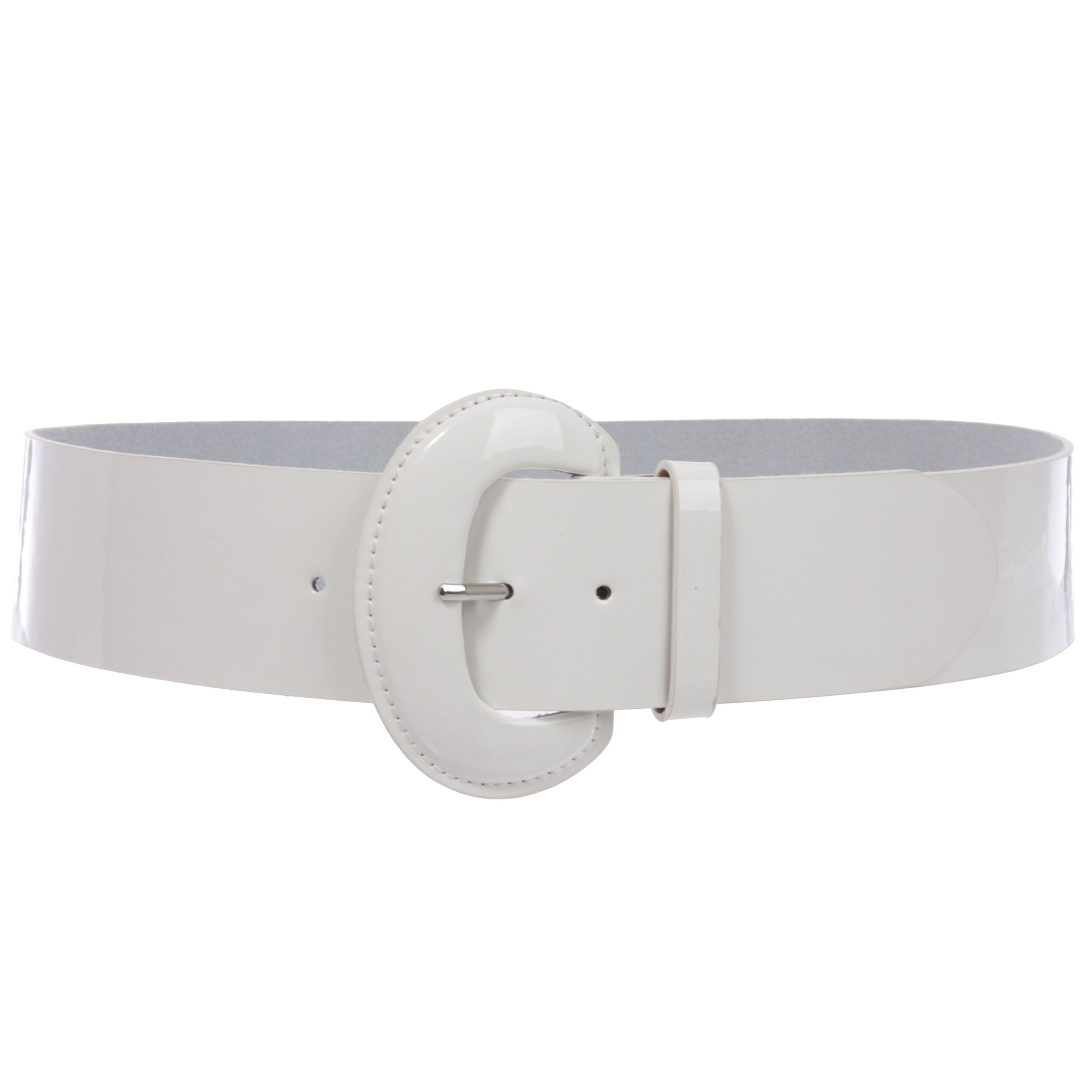 2 1/4" Women's Wide Contour Patent Leather Belt - OnlineBelts