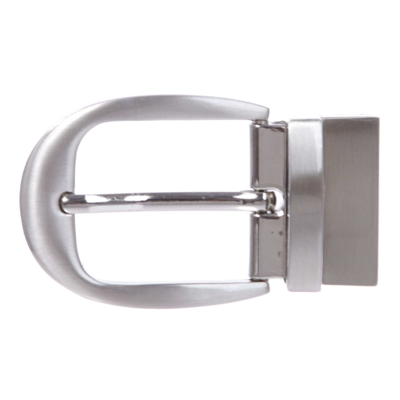 1 3/8" (34 mm) Nickel Free Round Twisted Clamp Belt Buckle - OnlineBelts
