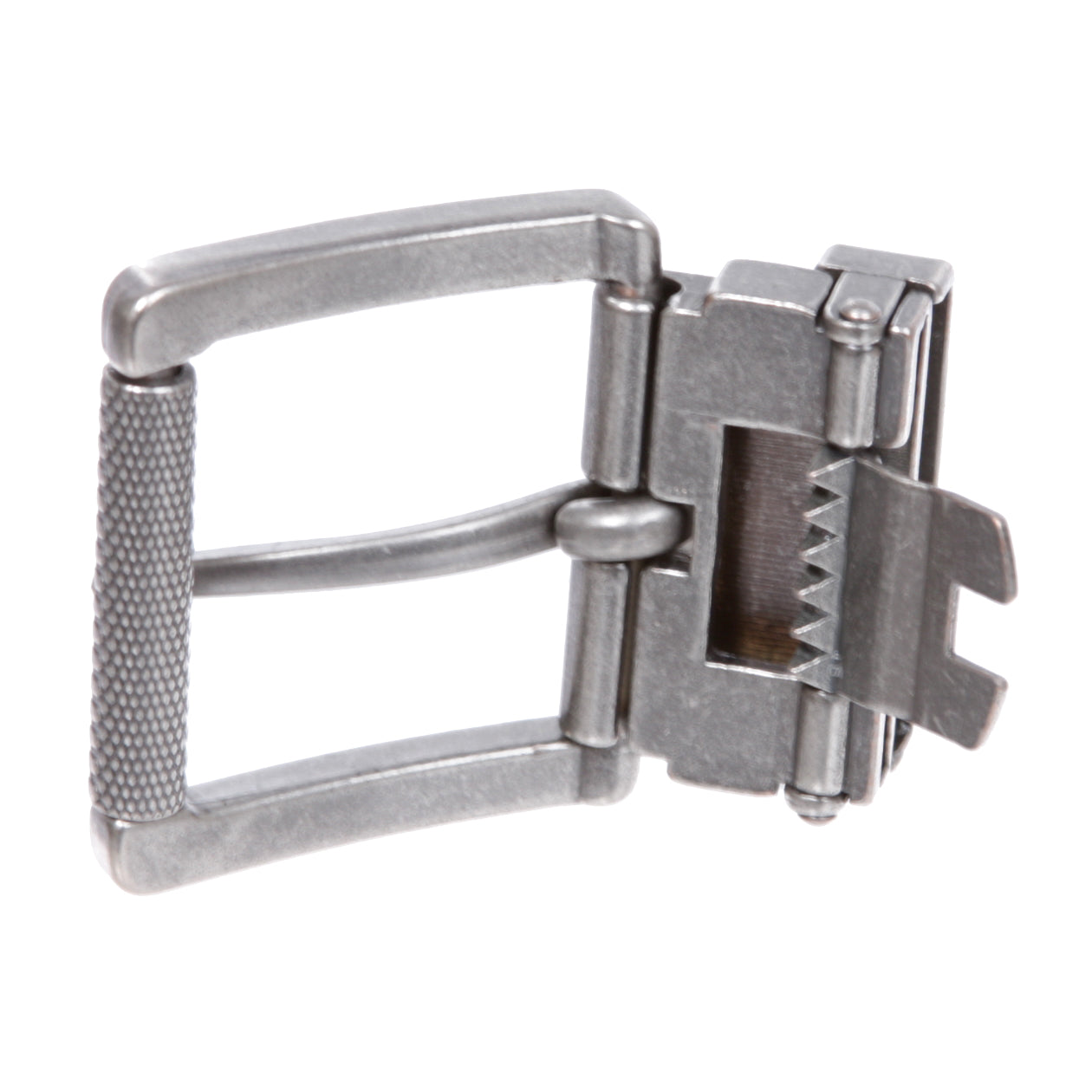 1 1/2" (37.5 mm) Nickel Free Roller Square Clamp Belt Buckle - OnlineBelts
