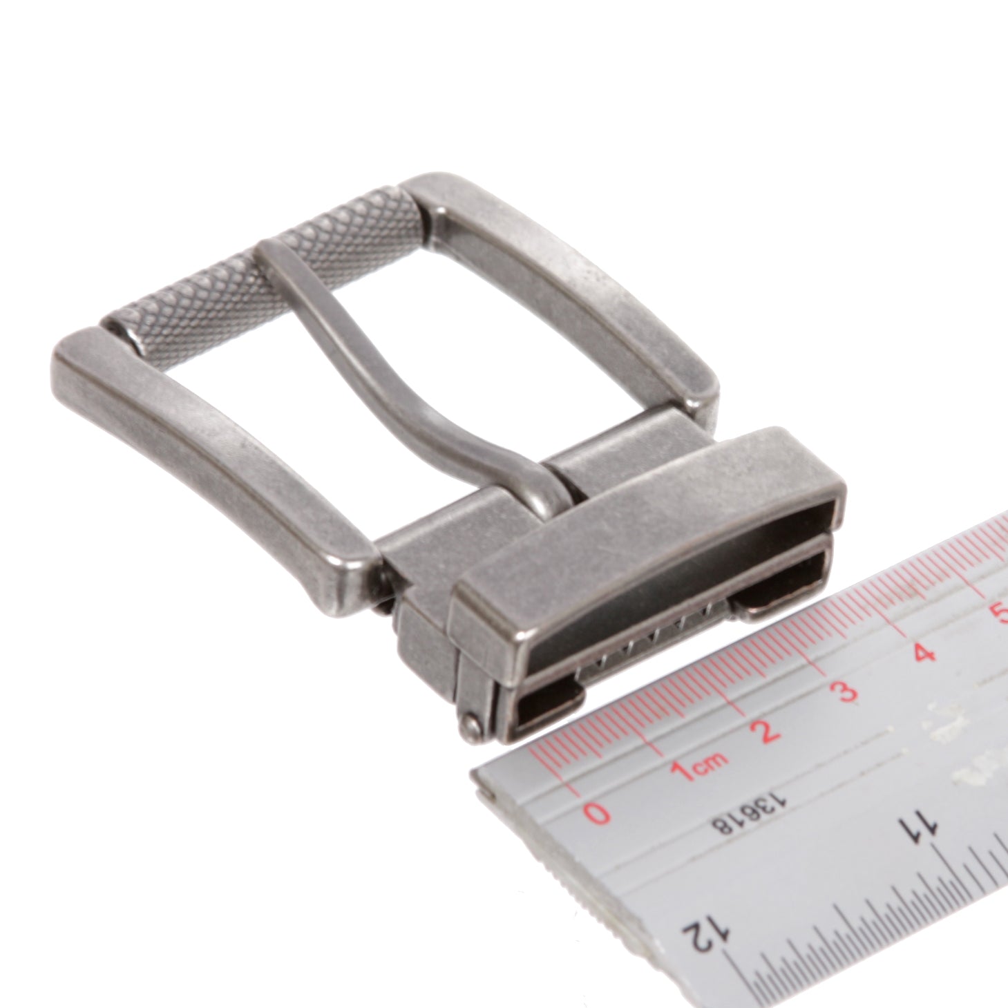 1 1/2" (37.5 mm) Nickel Free Roller Square Clamp Belt Buckle - OnlineBelts