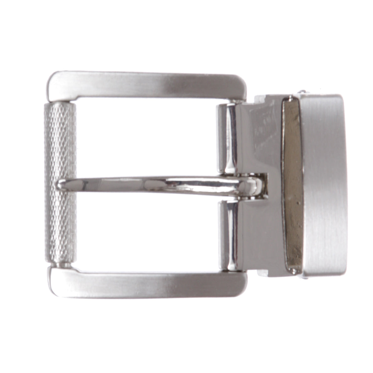 1 1/2" (37.5 mm) Nickel Free Roller Square Clamp Belt Buckle - OnlineBelts
