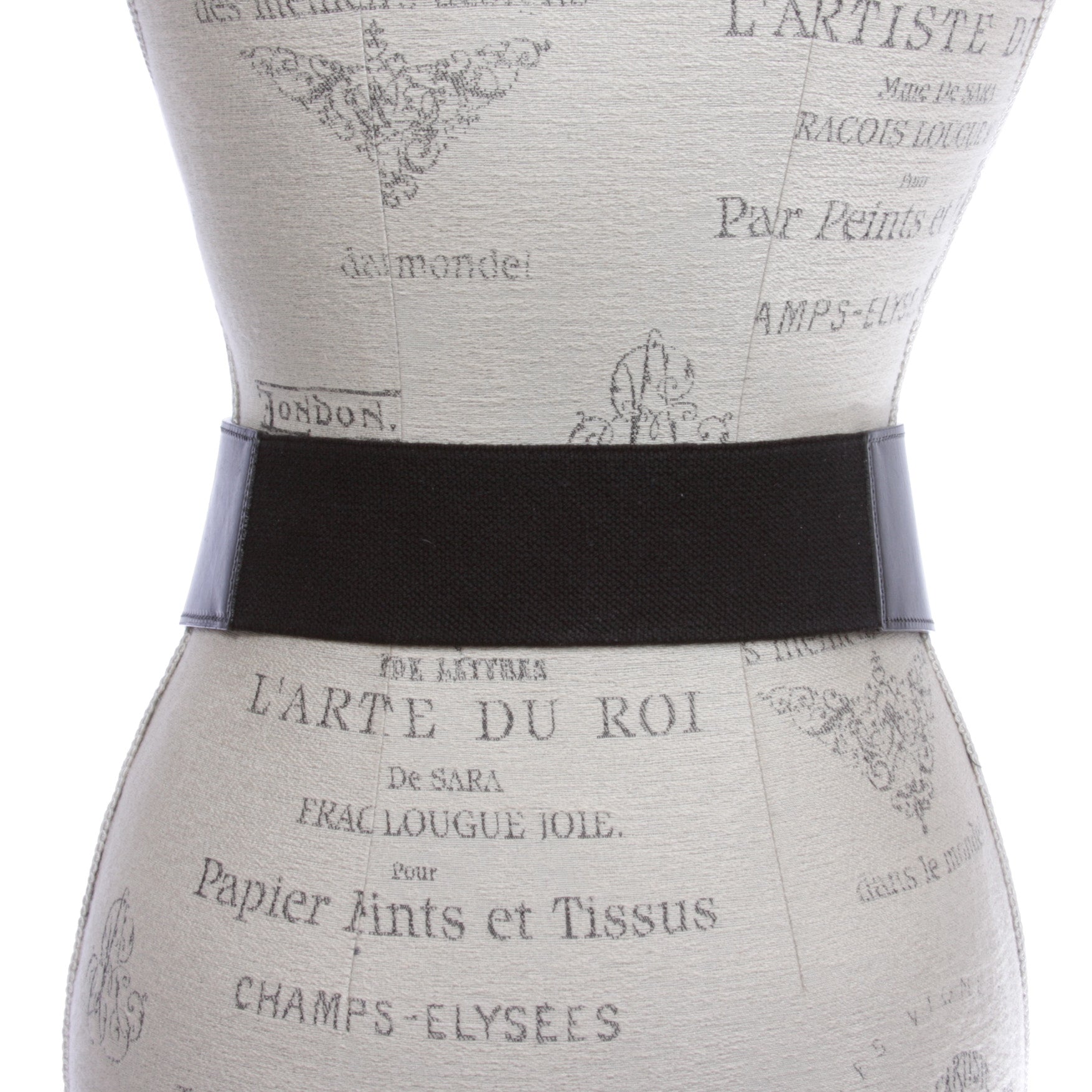 Women's 4" Wide High Waist Elastic Stretchy Italian leather Hook buckle Belt - OnlineBelts