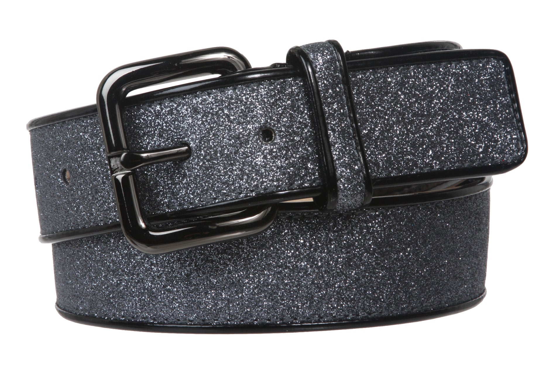 Ladies Piping Edged Patent Leather High Waist Fashion Belt - OnlineBelts