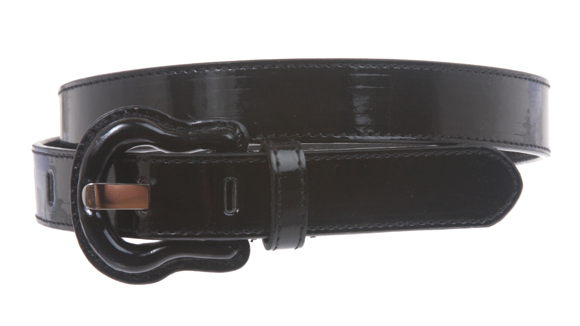 1" Western Buckle Patent Leather Fashion Belt - OnlineBelts