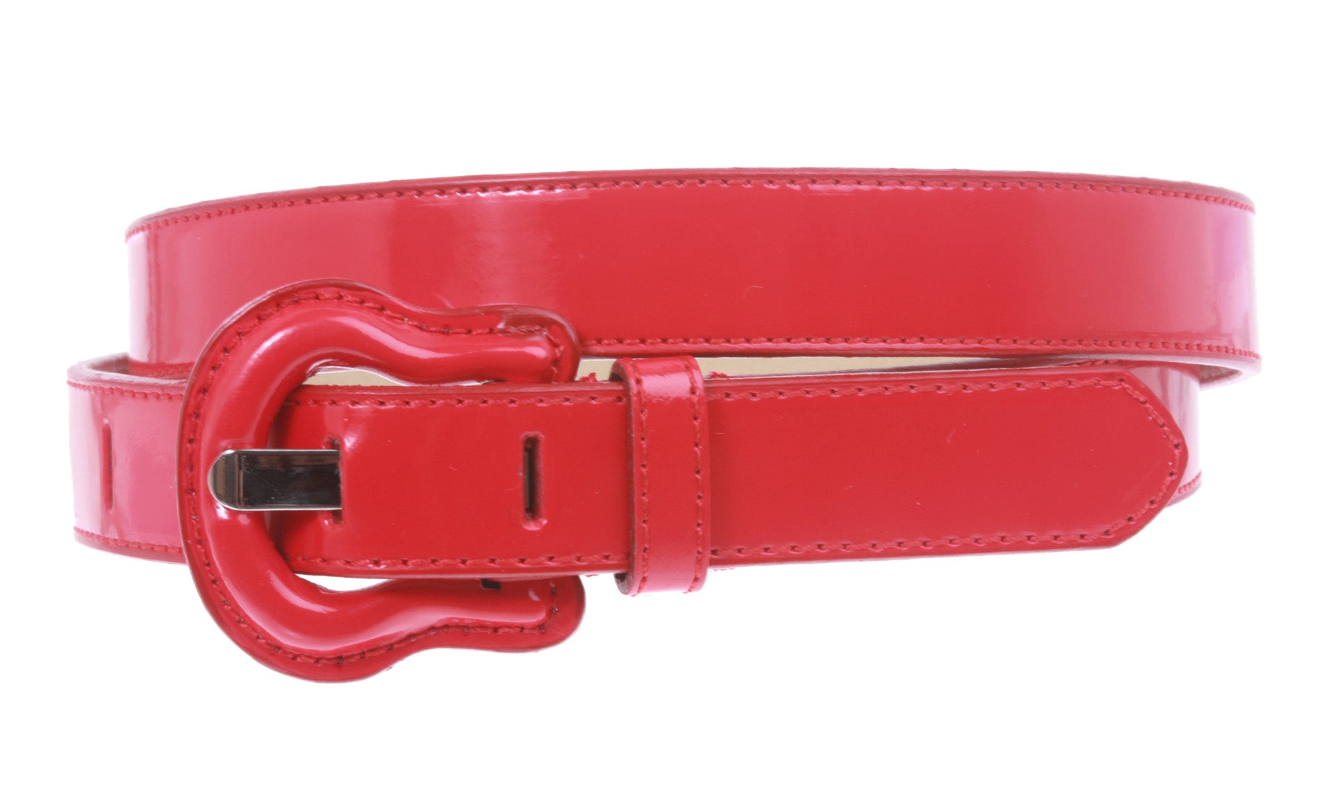 1" Western Buckle Patent Leather Fashion Belt - OnlineBelts
