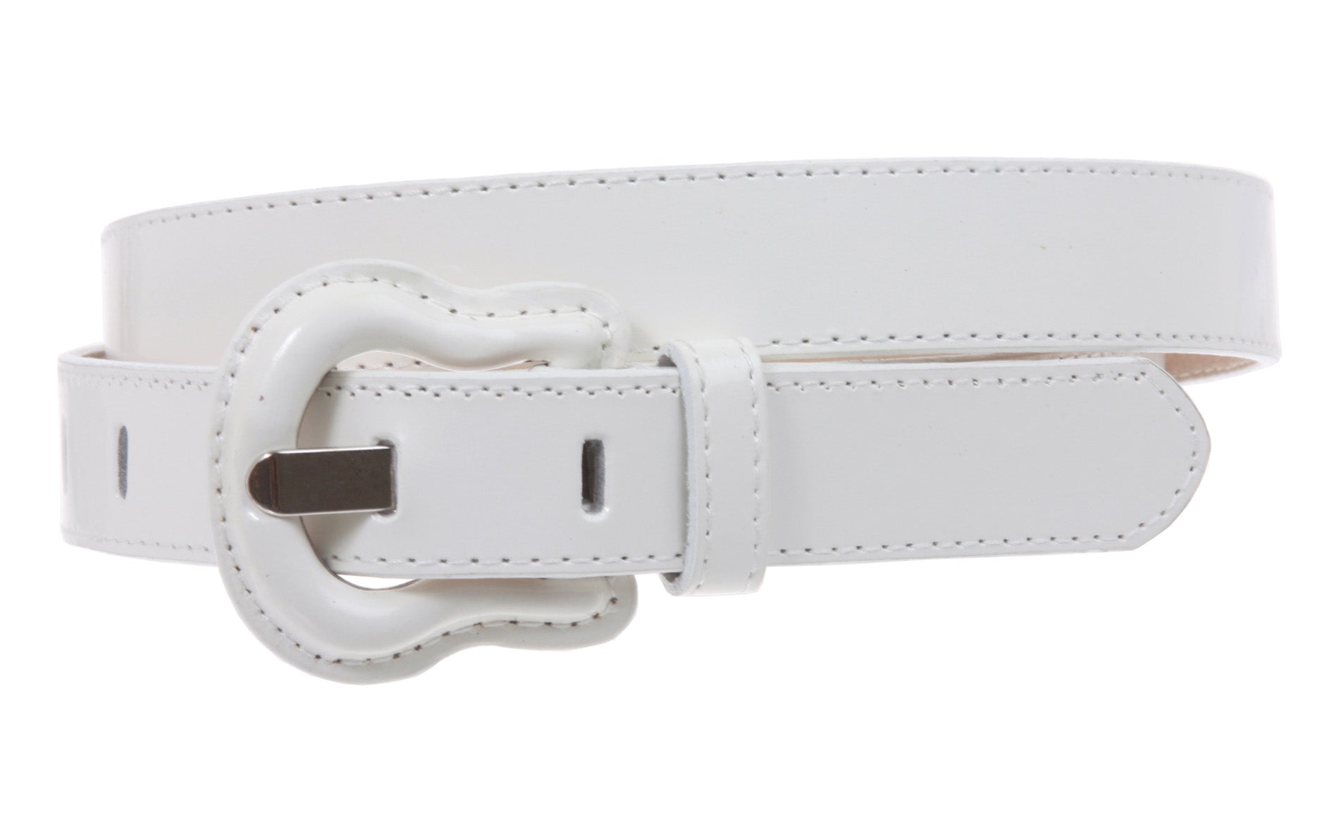 1" Western Buckle Patent Leather Fashion Belt - OnlineBelts